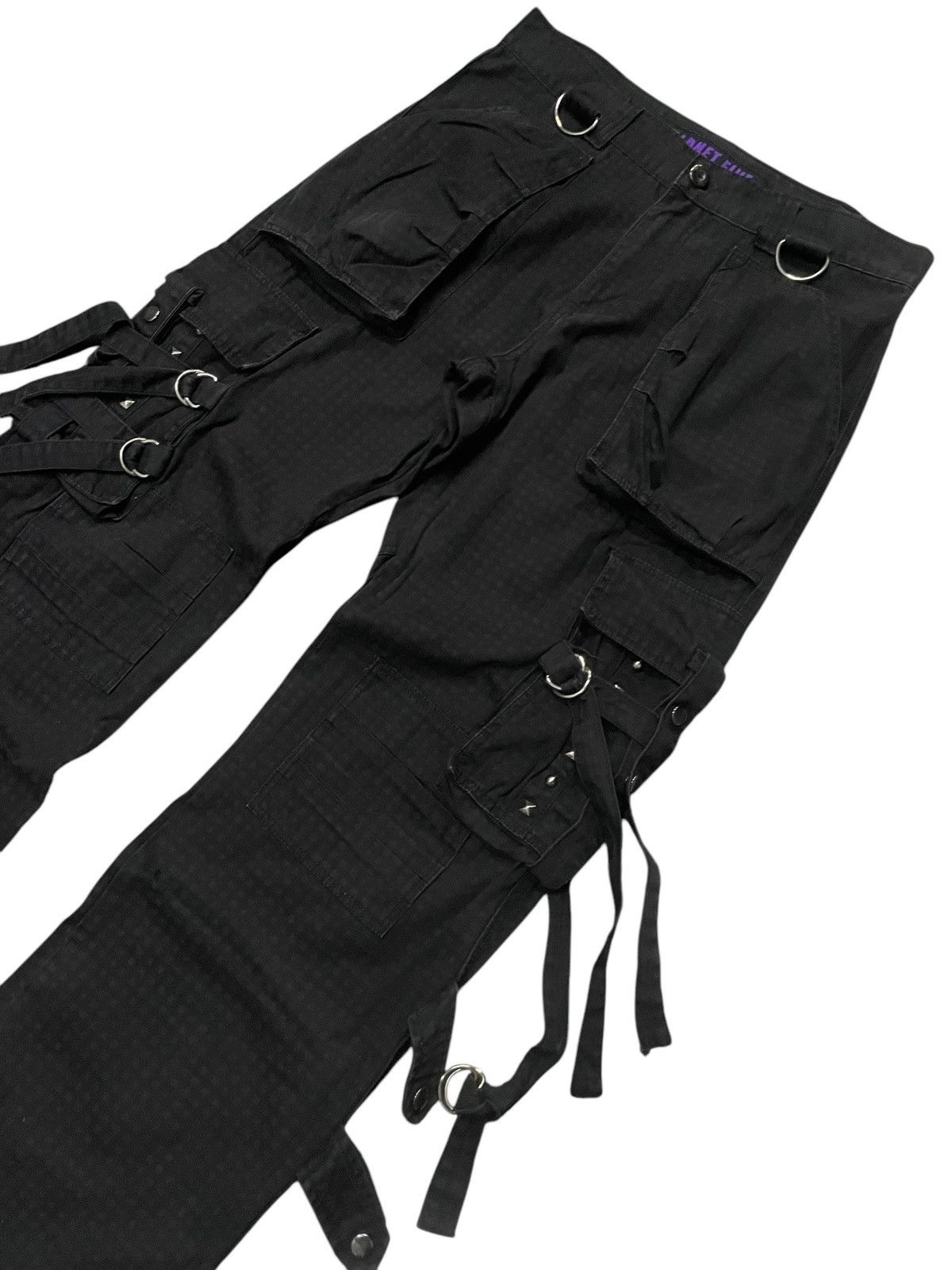 Hysteric Glamour × Japanese Brand × Tripp NYC Planet Five Japan Raver Studded Bondage Loose Jeans Size US 33 - 3 Thumbnail