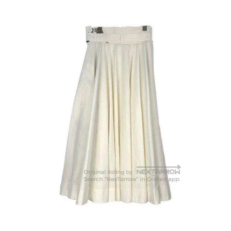 Dior Dior White floral pattern table skirt Size 25" / US 0 / IT 36 - 2 Thumbnail