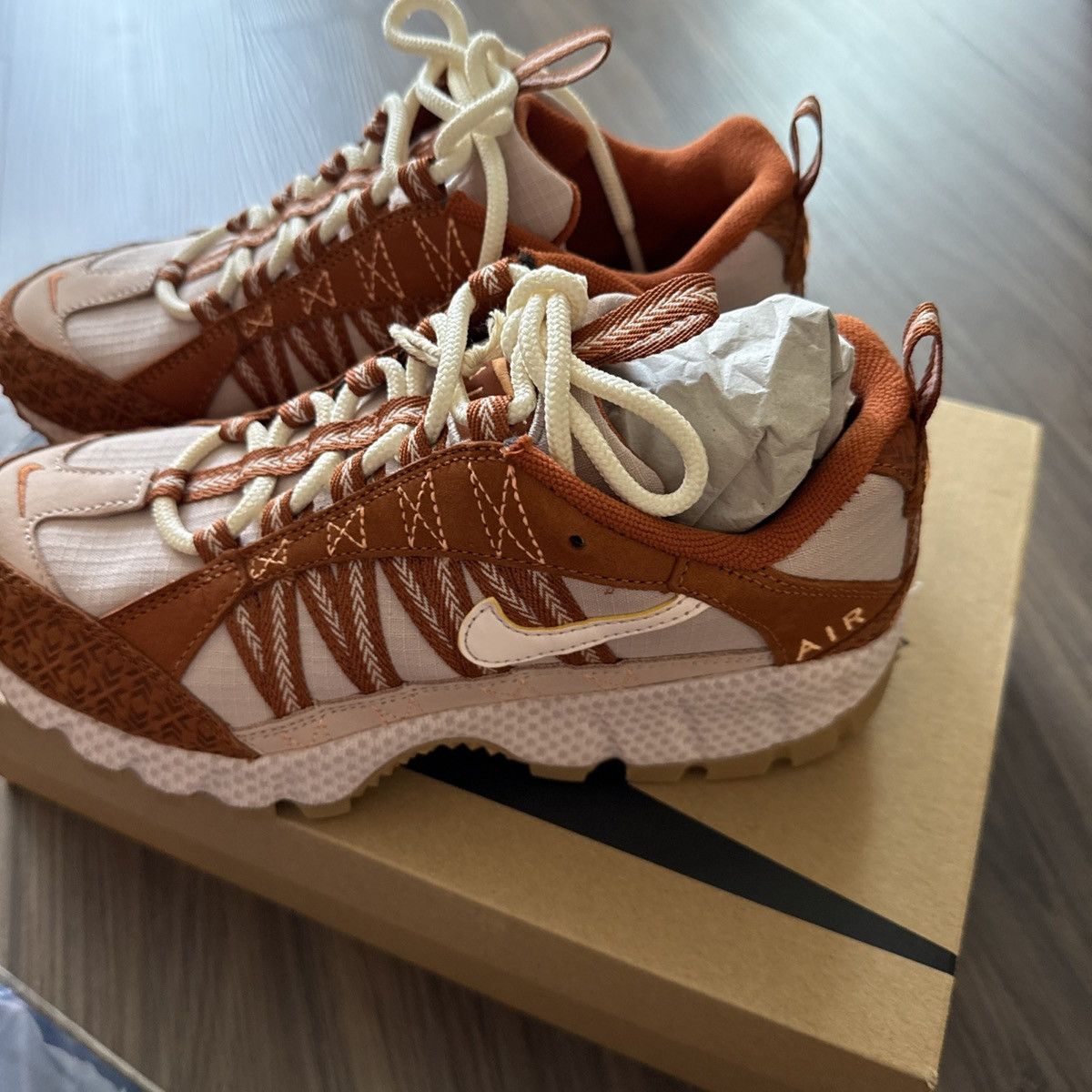 Nike Size 6 - Nike Future Movement x Air Humara Dark Russet Size US 6 / EU 39 - 4 Thumbnail
