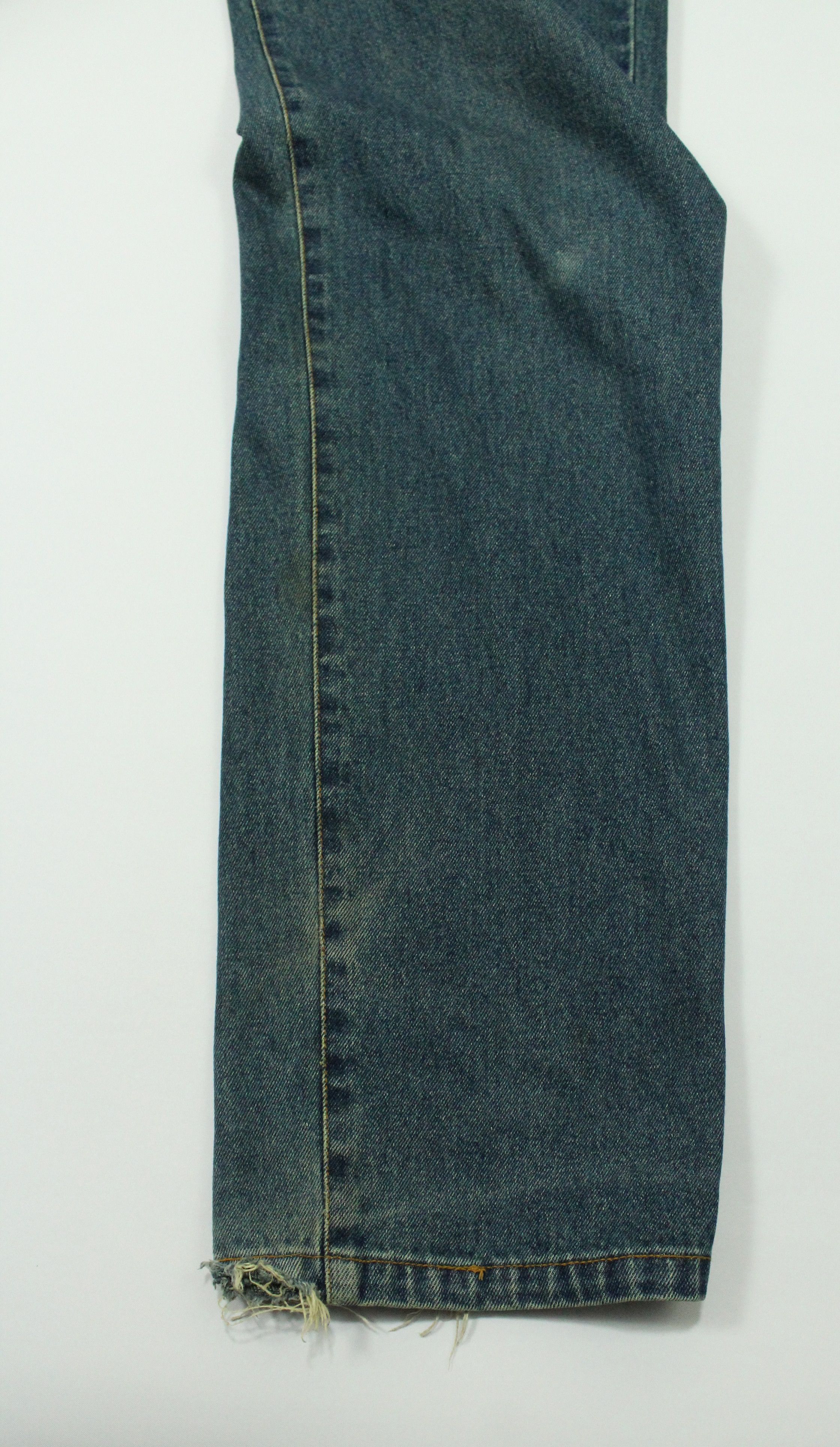 Harley Davidson Lace Up Sided HARLEY DAVIDSON Denim Distressed Jeans Size 28" / US 6 / IT 42 - 24 Thumbnail