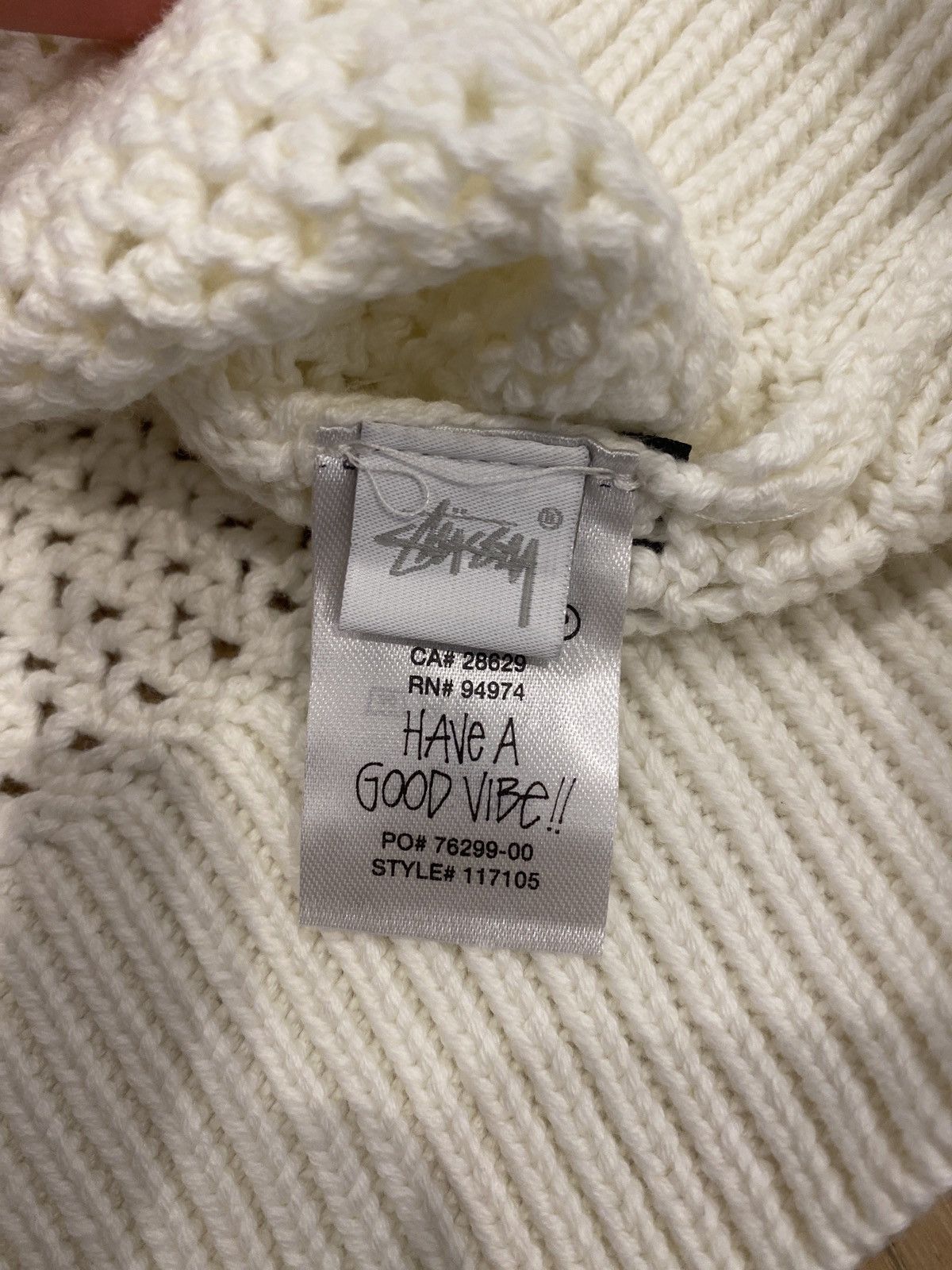 Stussy STUSSY BRIGHT GREEN KNIT SWEATER Size US XXL / EU 58 / 5 - 7 Thumbnail