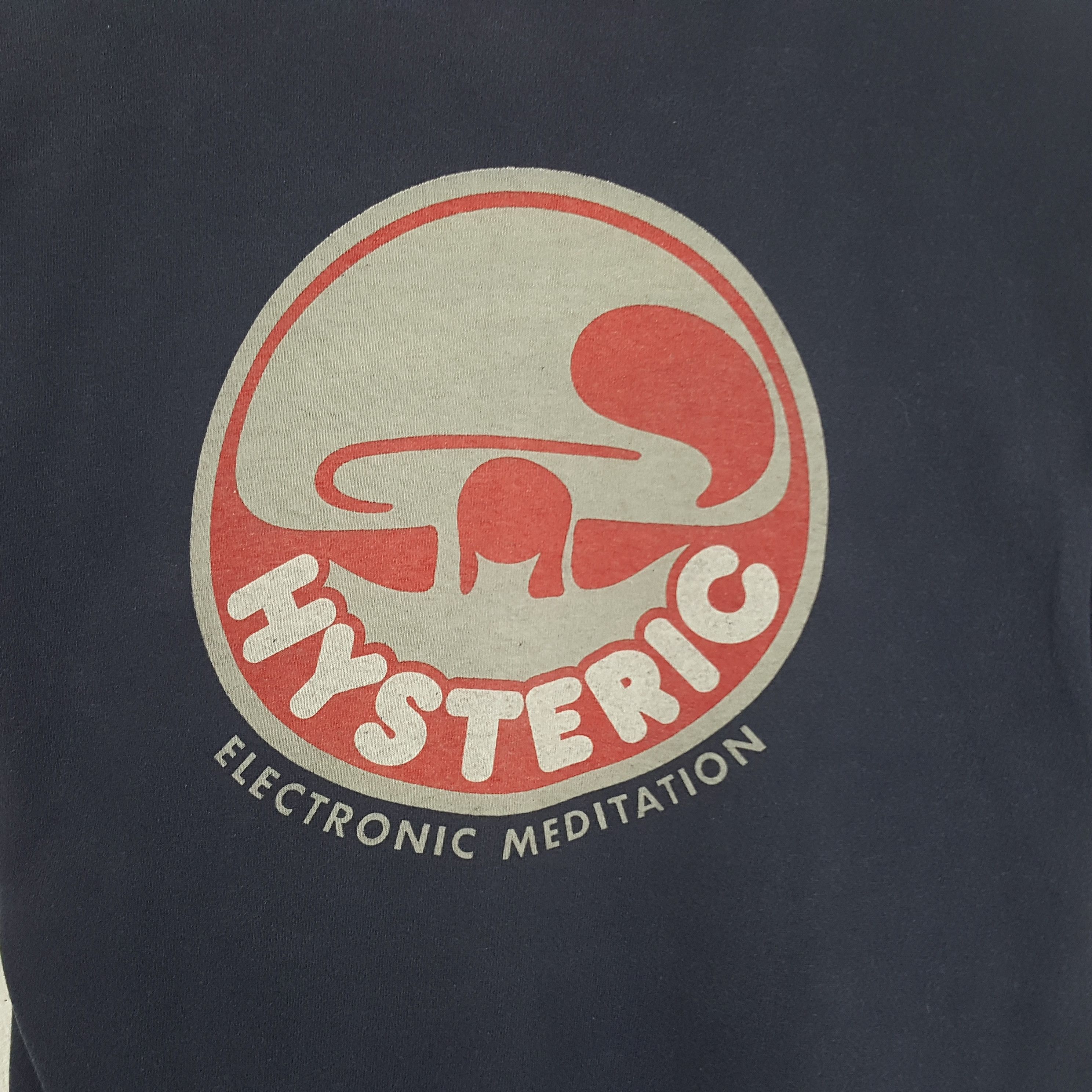 Hysteric Glamour × Japanese Brand × Vintage Vintage Hysteric Glamour Electronic Meditation Tshirt Size US S / EU 44-46 / 1 - 2 Thumbnail