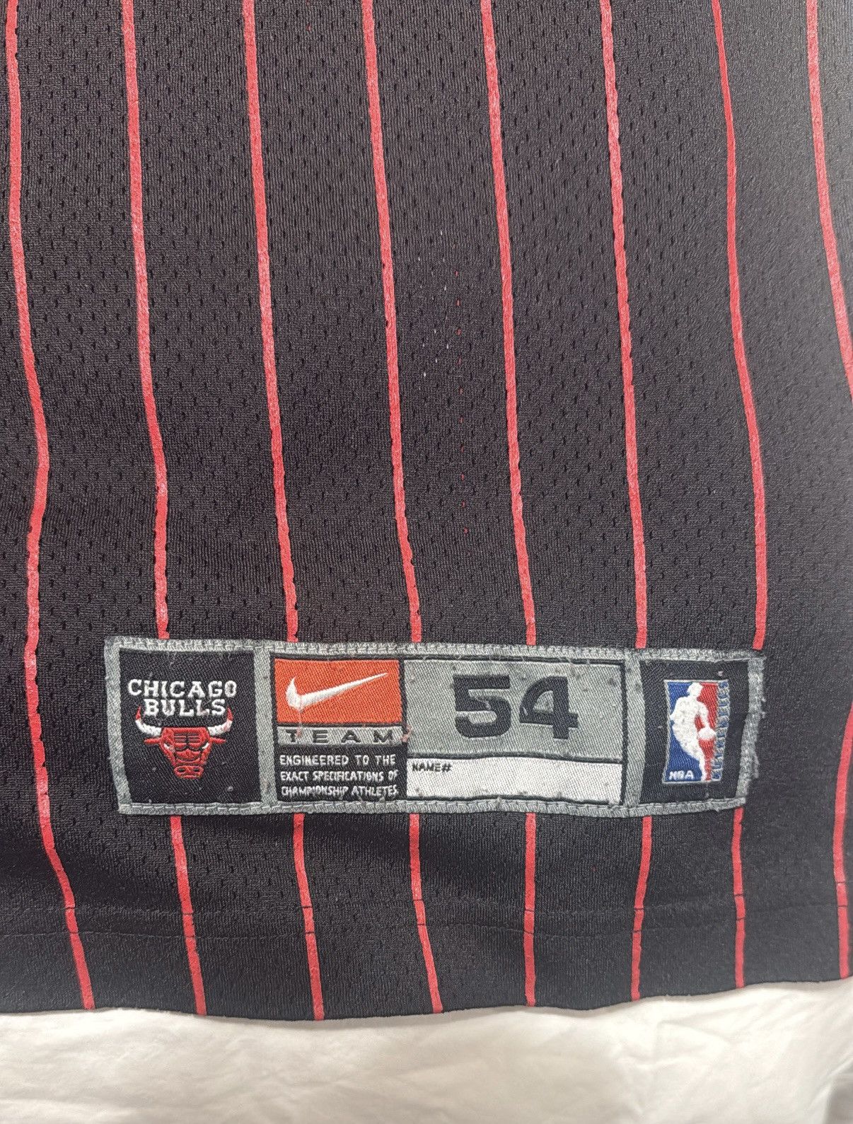 Nike Vintage Nike Chicago Bulls Jordan 45 Pinstripe Jersey XXL Size US XXL / EU 58 / 5 - 5 Thumbnail