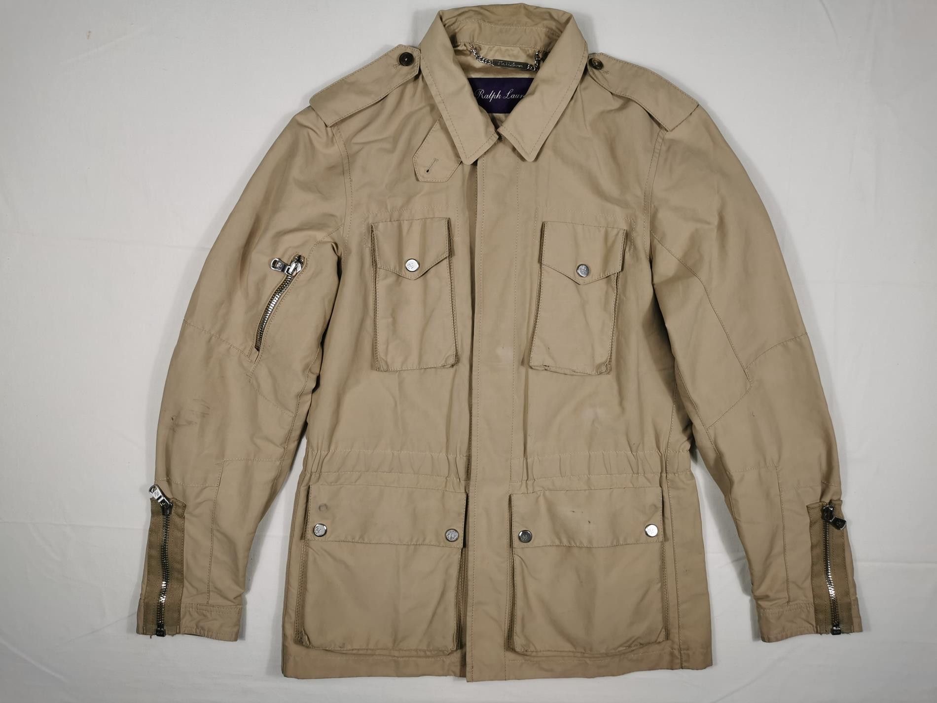 image of Ralph Lauren Purple Label Ralph Laurent Purple Label Jacket Coat Safari Military S (Size Small)
