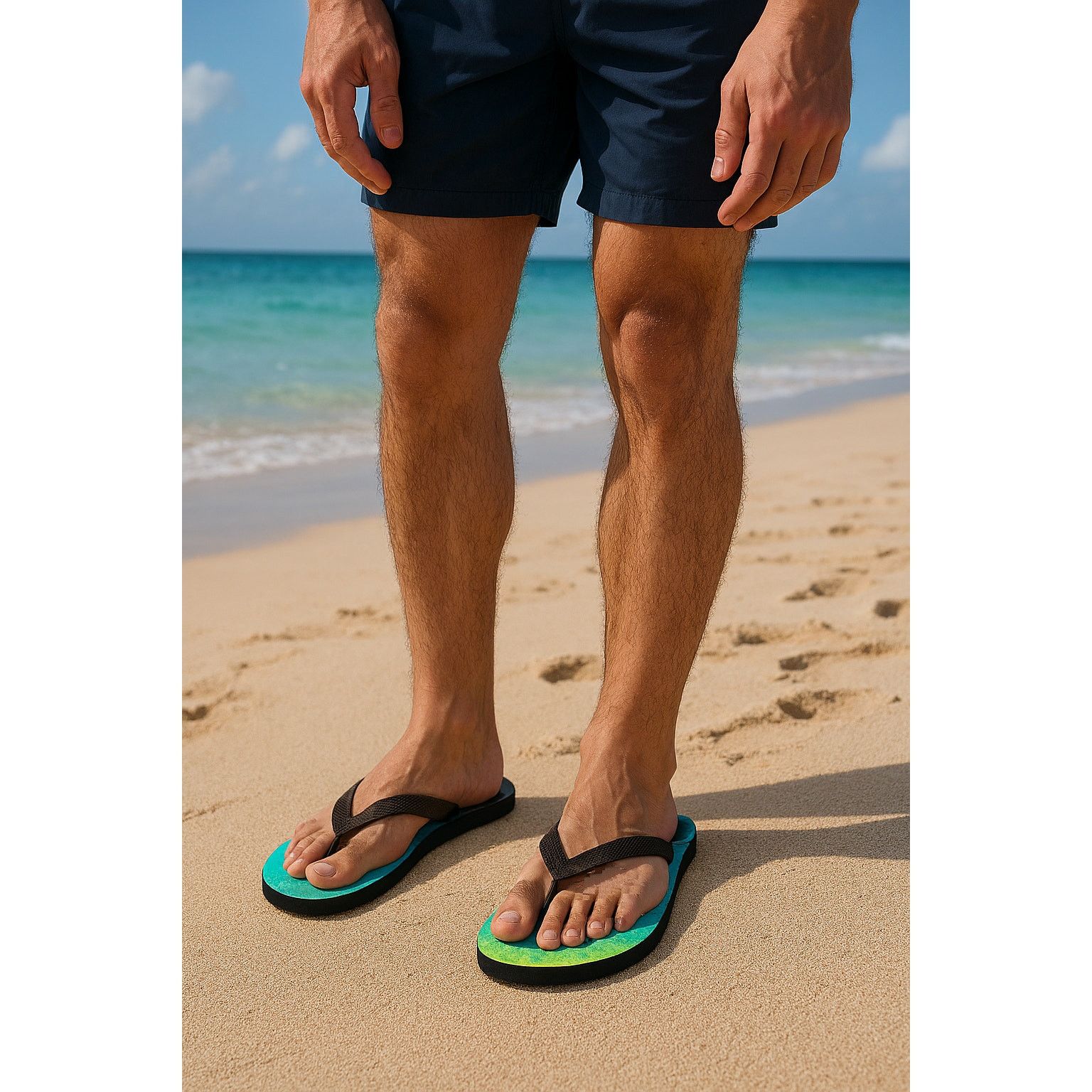 Other Juncture Men's Flip Flops Size 6/7 - Brand New Size US 6.5 / IT 36.5 - 1 Thumbnail