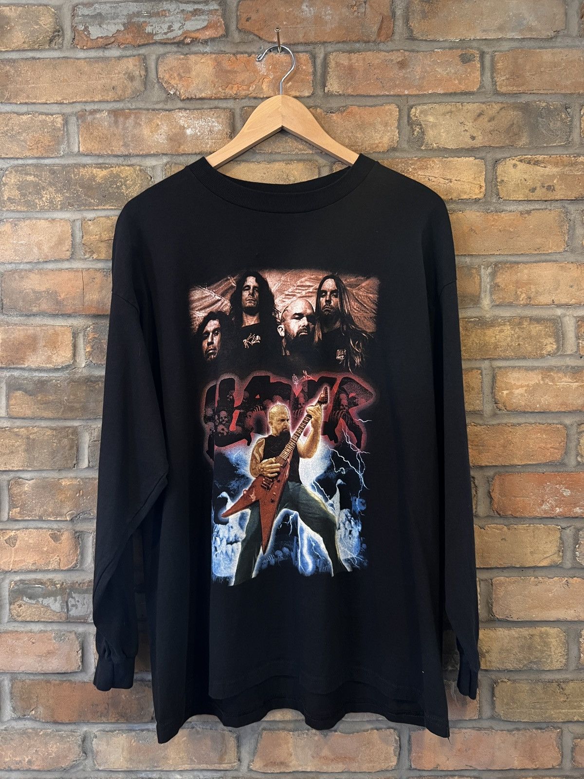 Band Tees 00s Slayer “God Hates Us All” Long sleeve Size US XL / EU 56 / 4 - 1 Thumbnail