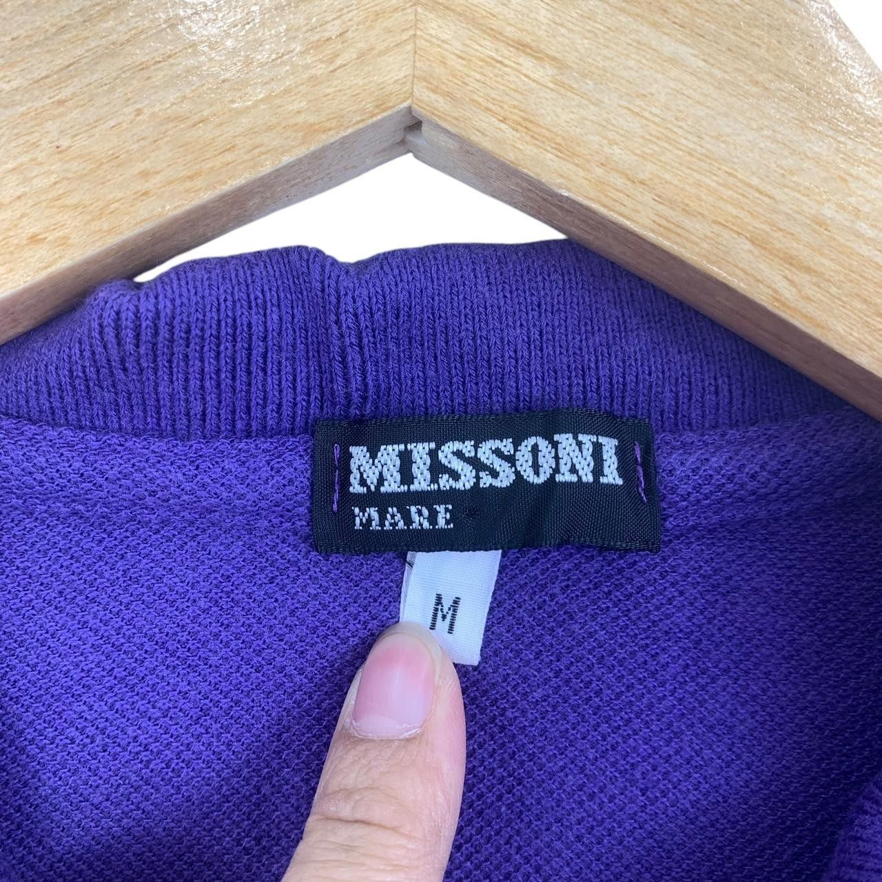 Missoni Vintage MISSONI MARE COLLECTION Embroidered Tee Shirt Top Size US M / EU 48-50 / 2 - 3 Thumbnail