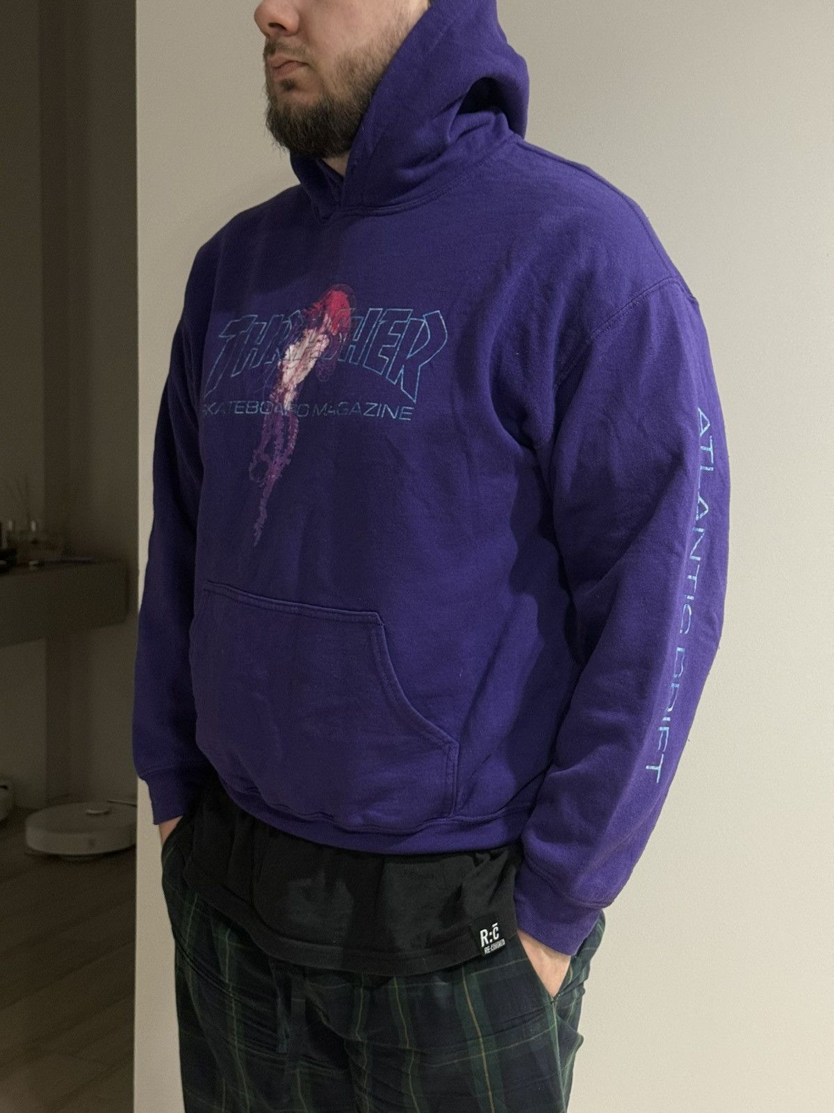 Thrasher Rare Thrasher Atlantic Drift Purple Hooded Size US L / EU 52-54 / 3 - 10 Thumbnail