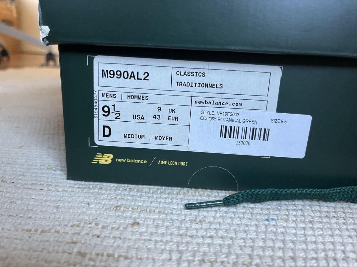 Aime Leon Dore × New Balance OG ALL Original release ALD 990v2 made in USA Size US 9.5 / EU 42-43 - 14 Thumbnail