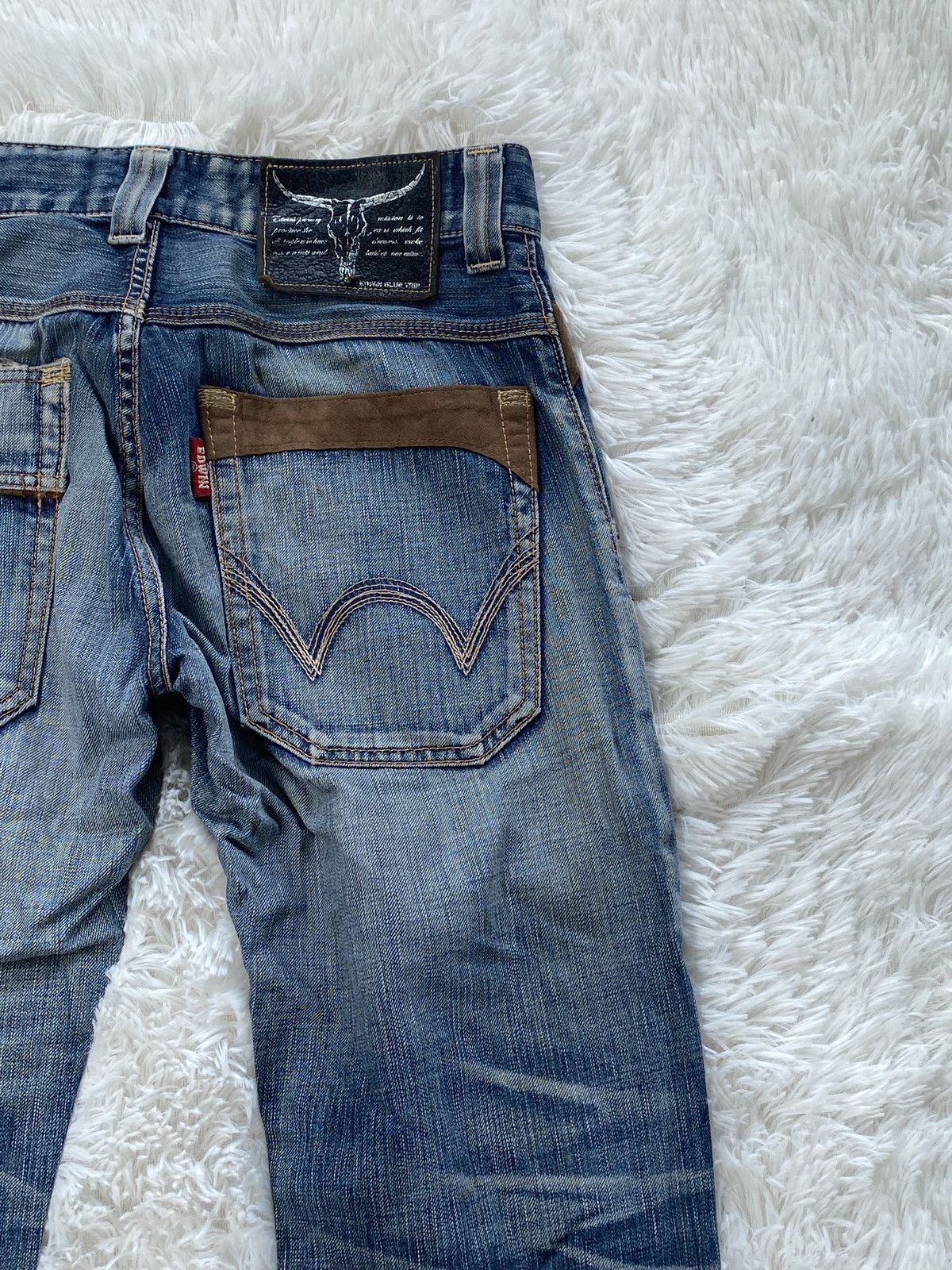 Edwin 💥Last Drop 💥Edwin Bushpant BlueTrip Pant Jeans Made in Japan Size US 31 - 14 Thumbnail