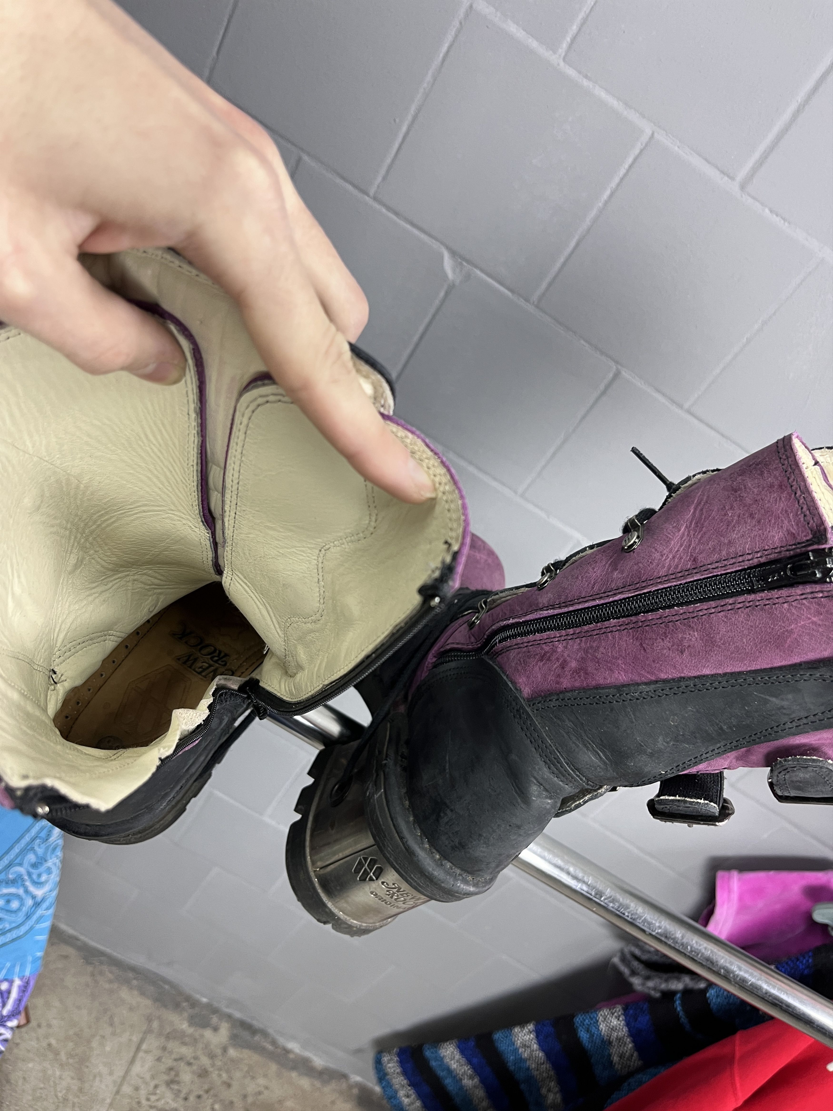 Other 2000s NEW ROCK REACTOR PLATFORM BOOTS PURPLE BLACK - 5052 Size US 6 / EU 39 - 7 Thumbnail