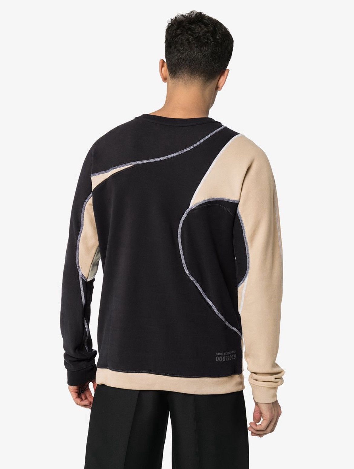 Asics × Kiko Kostadinov Kiko Kostadinov x ASICS 2020 Sweatshirt Beige/Navy Size US M / EU 48-50 / 2 - 2 Thumbnail