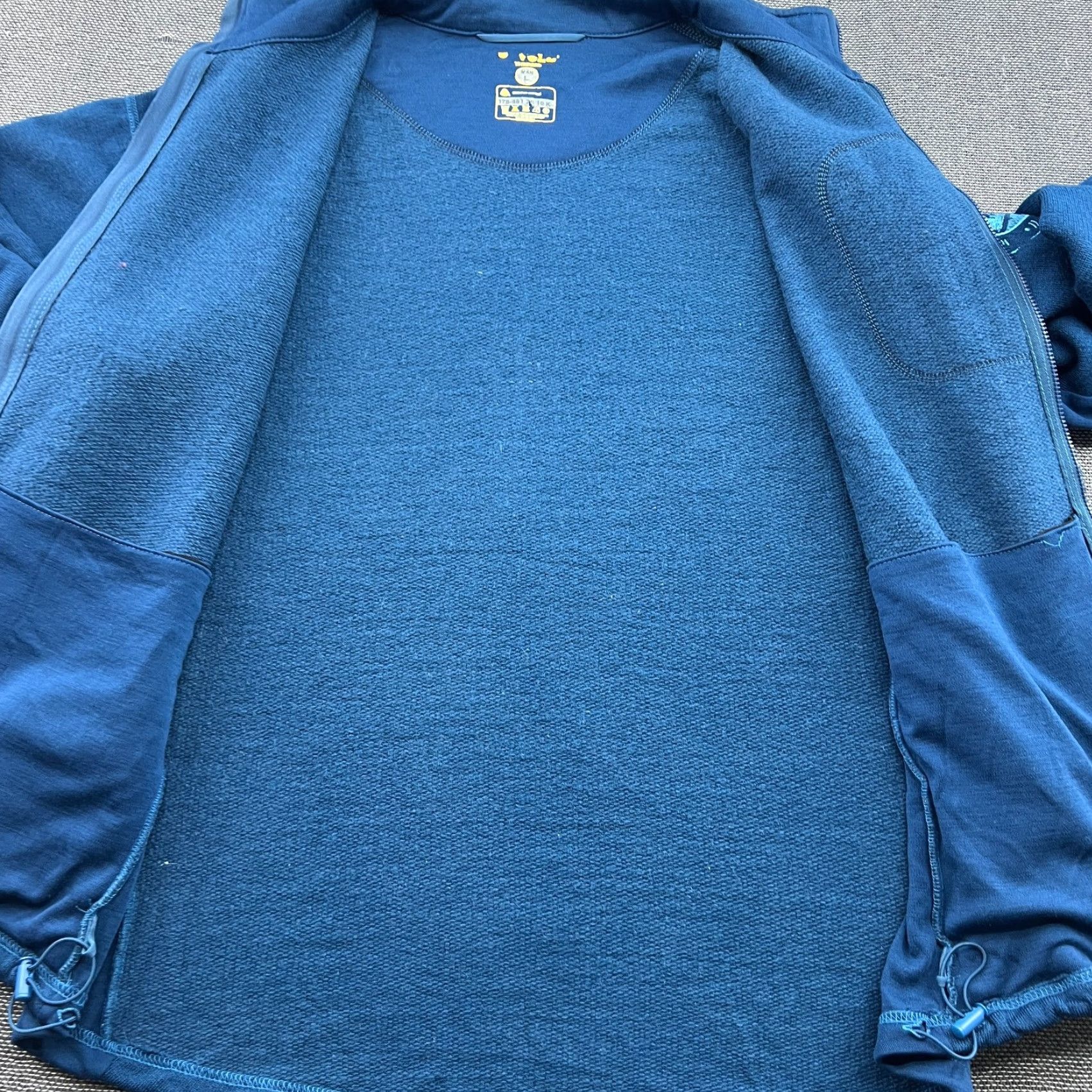 Vintage Devold Merino Wool Jacket Mens Large Blue Full Zip Outdoor Hiking Medium Length Jacket Size US L / EU 52-54 / 3 - 4 Thumbnail