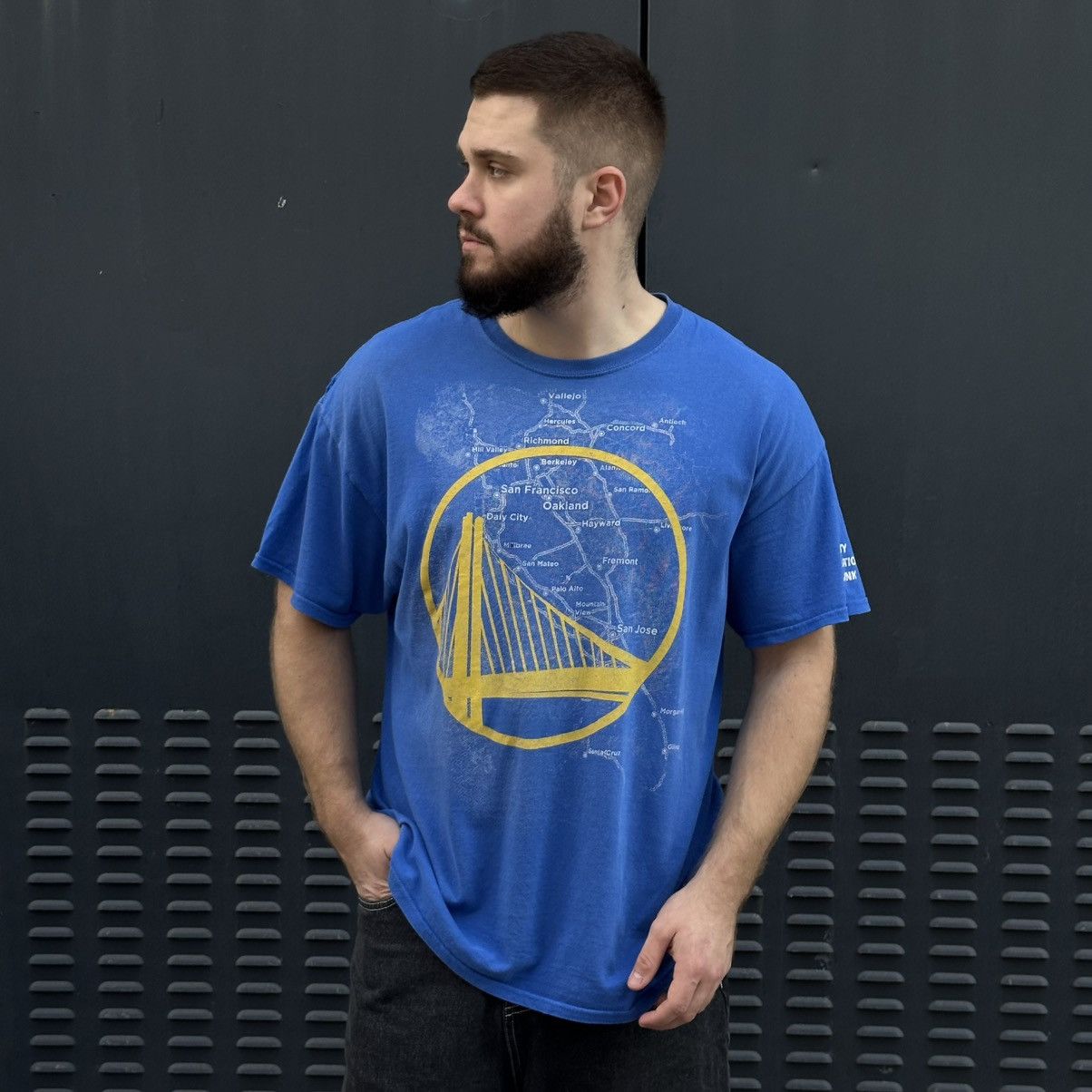 Japanese Brand × Vintage Vintage Golden State Warriors T-shirts Japan Y2K 00s Size US XL / EU 56 / 4 - 2 Thumbnail