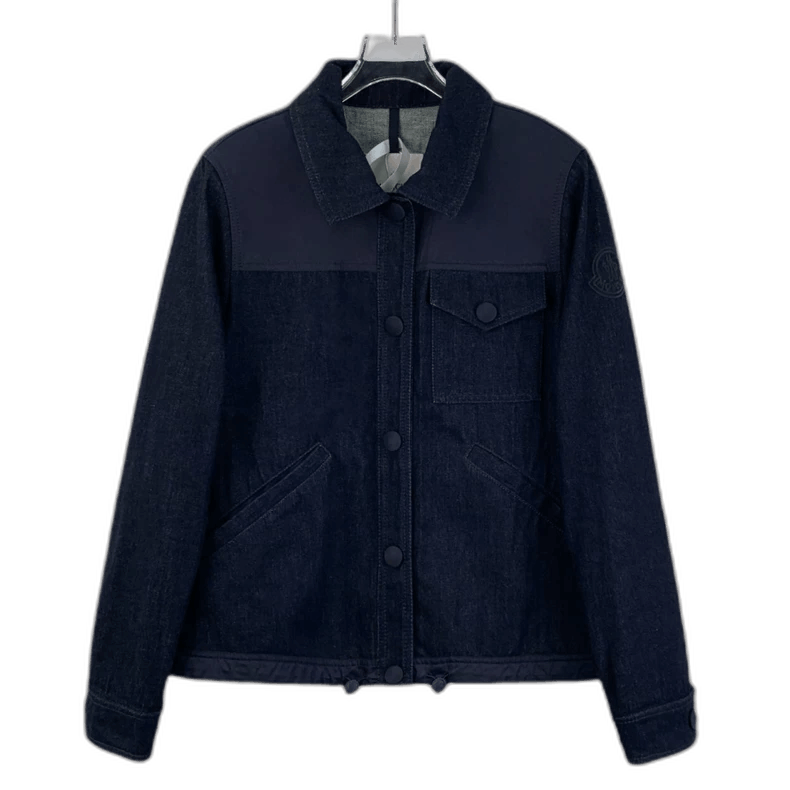 Moncler Moncler Alathfar Series Blue Denim Jacket Size US L / EU 52-54 / 3 - 1 Thumbnail