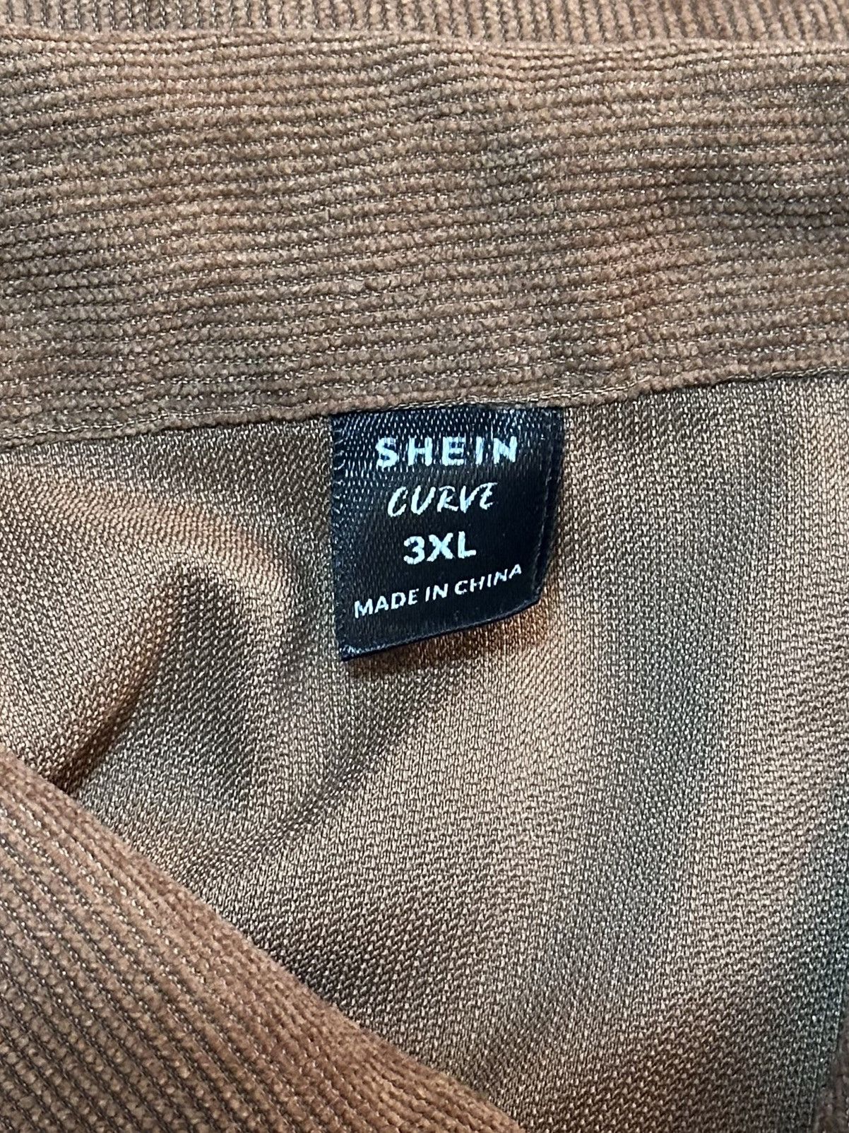 Shein Shein Curve Corduroy Style Button Shirt Size 3XL / US 20-22 - 7 Thumbnail