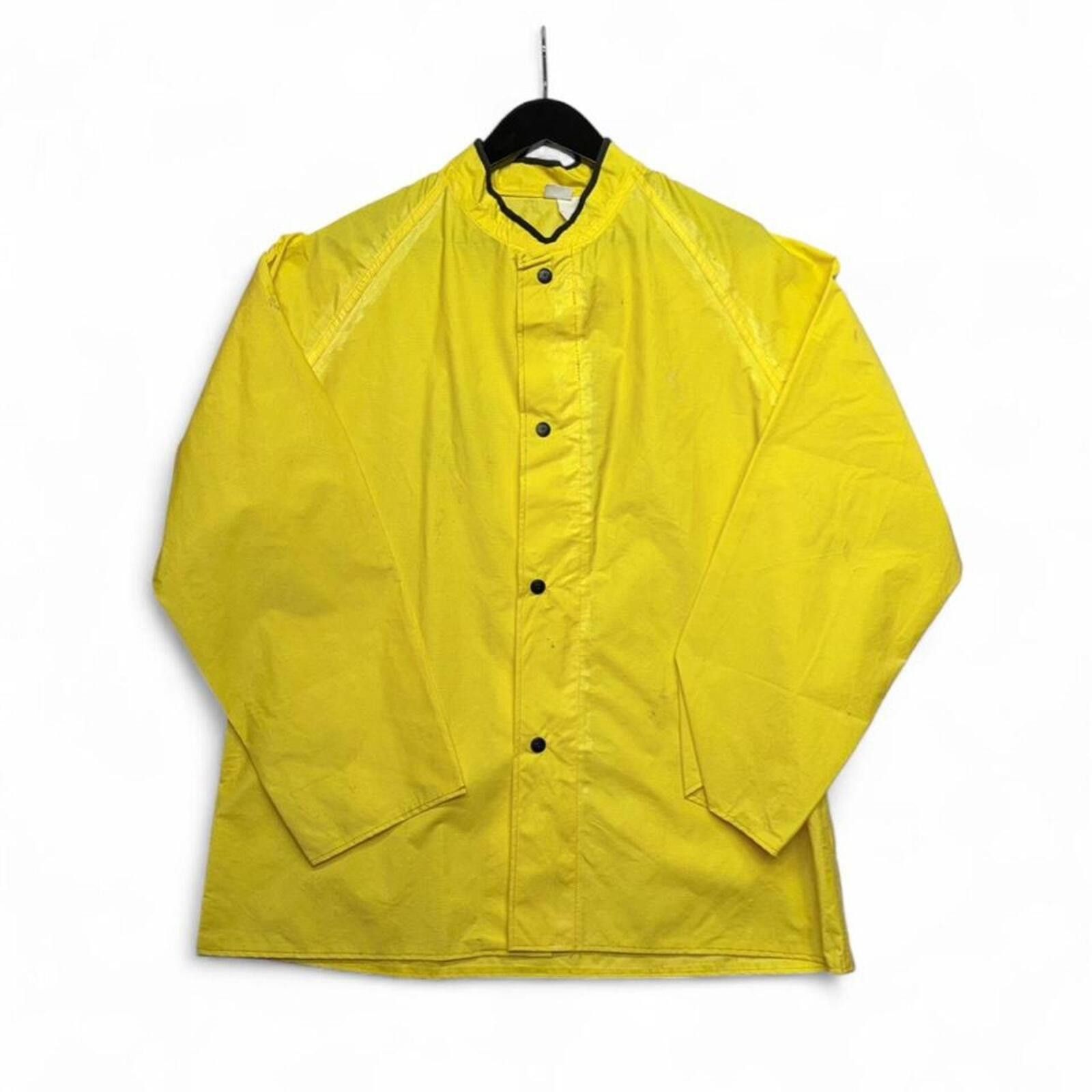 Other True vintage 70s thrashed yellow Exxon rain jacket/coat M/L Size US S / EU 44-46 / 1 - 2 Thumbnail