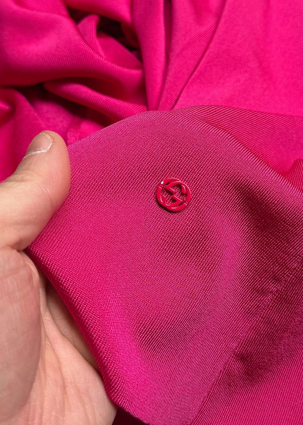 Gucci Gucci Fuchsia Flare Sleeves V-neck Sweater Size M / US 6-8 / IT 42-44 - 8 Thumbnail