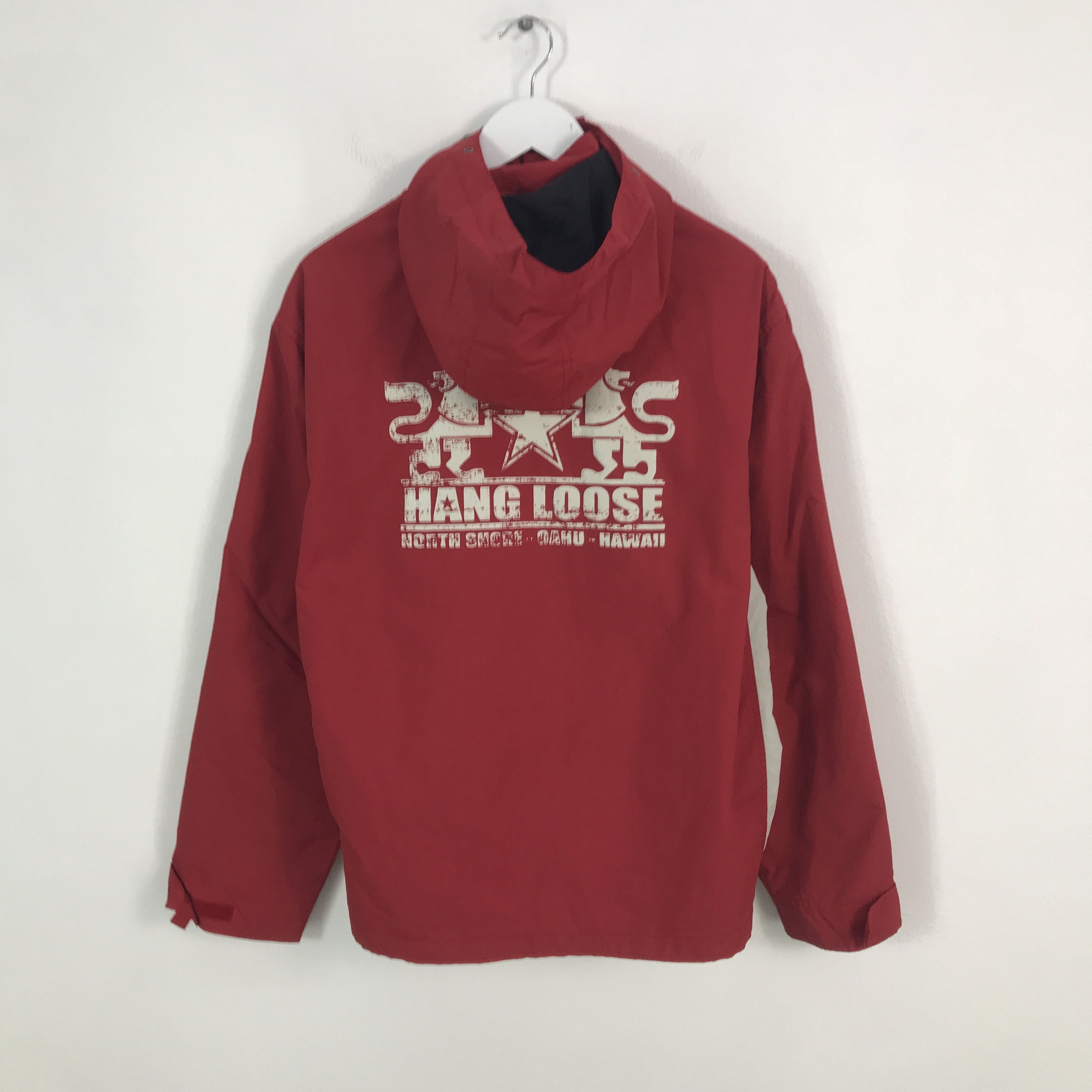 Japanese Brand × Vintage Rare Hang Loose Windbreaker Jacket Hoodie Size US M / EU 48-50 / 2 - 1 Thumbnail