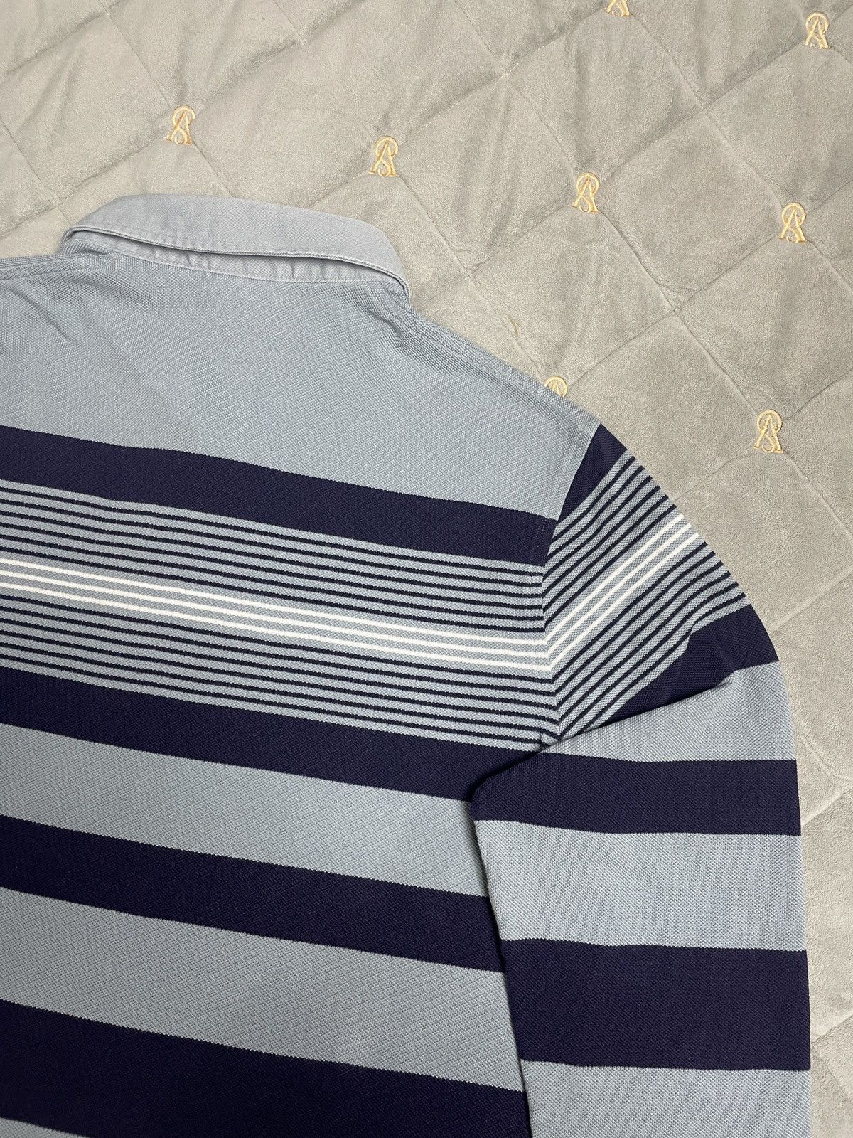 Lacoste × Vintage 🐊 Vintage Lacoste Pique Knit Long-Sleeve Shirt Size US L / EU 52-54 / 3 - 13 Thumbnail