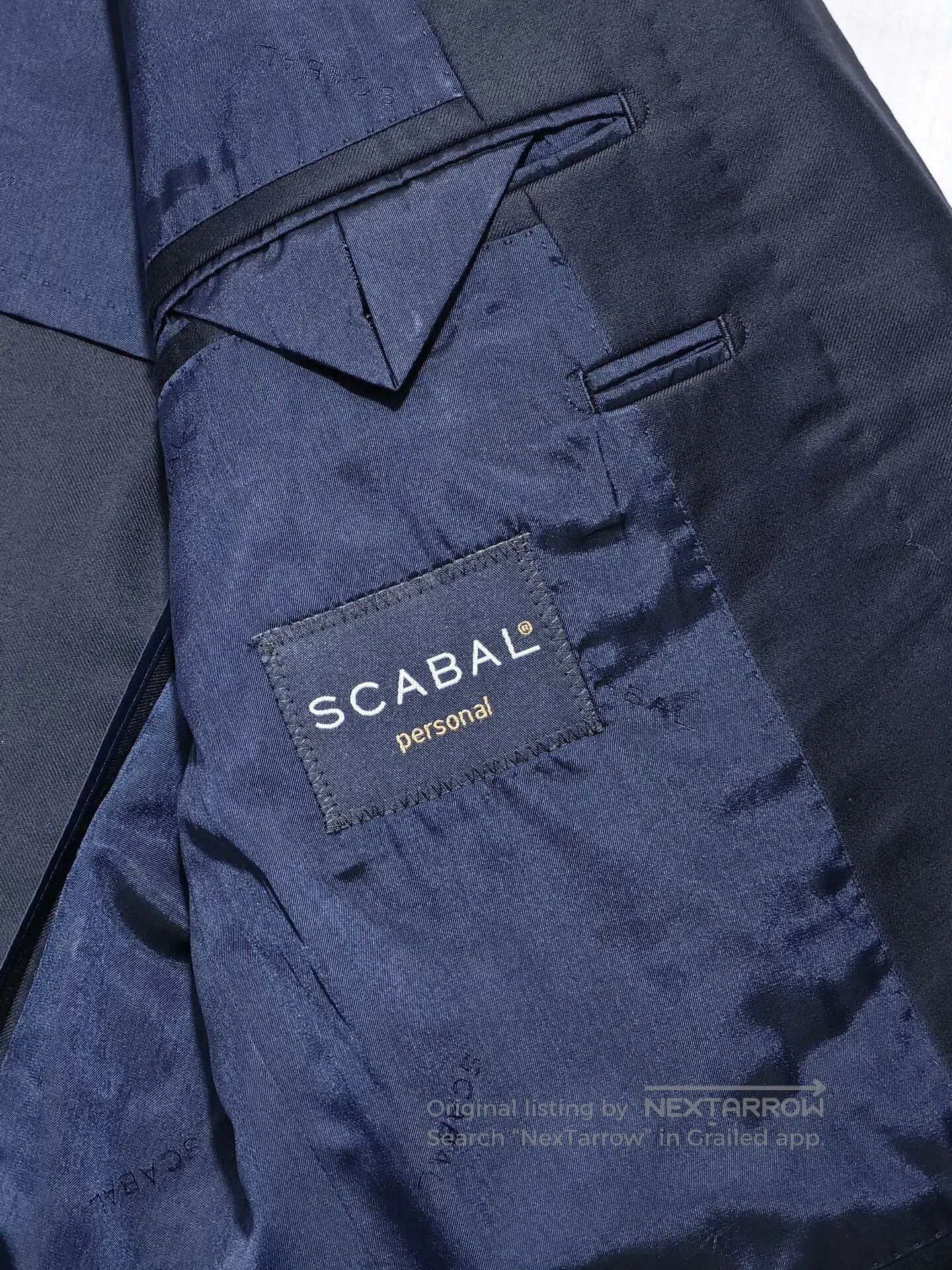 SCABAL Scabal Custom Wool Suit Jacket. Size US L / EU 52-54 / 3 - 7 Thumbnail