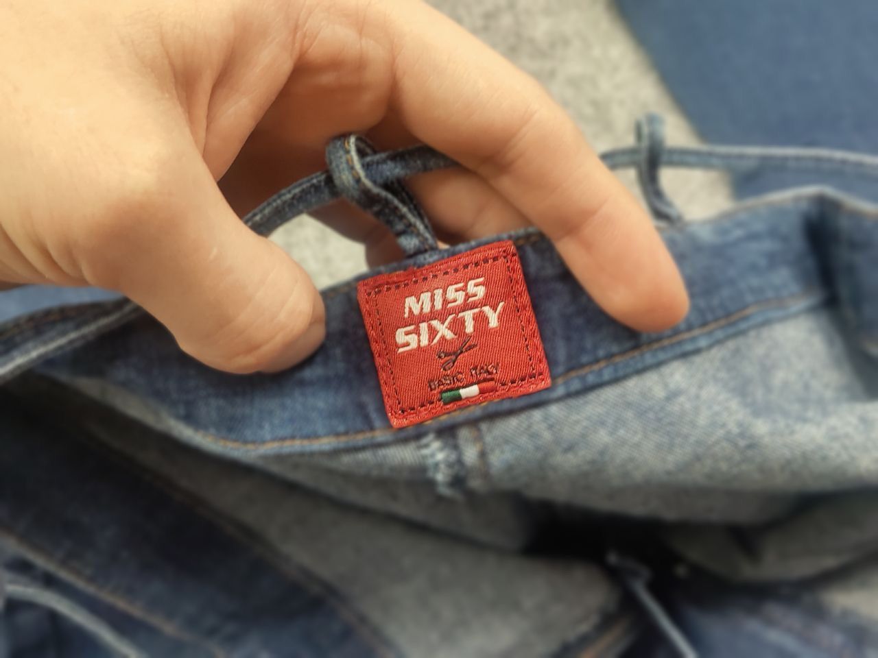 Miss Sixty Vintage Y2K Miss Sixty Low Bootcut drawstring Denim Jeans Size 28" / US 6 / IT 42 - 17 Thumbnail