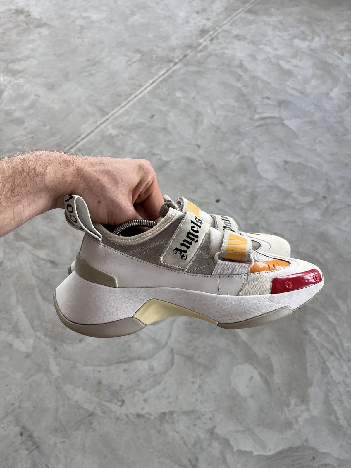 Palm Angels Vintage Hype Palm Angels Women’s Velcro Sneakers rare Y2K Size US 7 / IT 37 - 2 Thumbnail