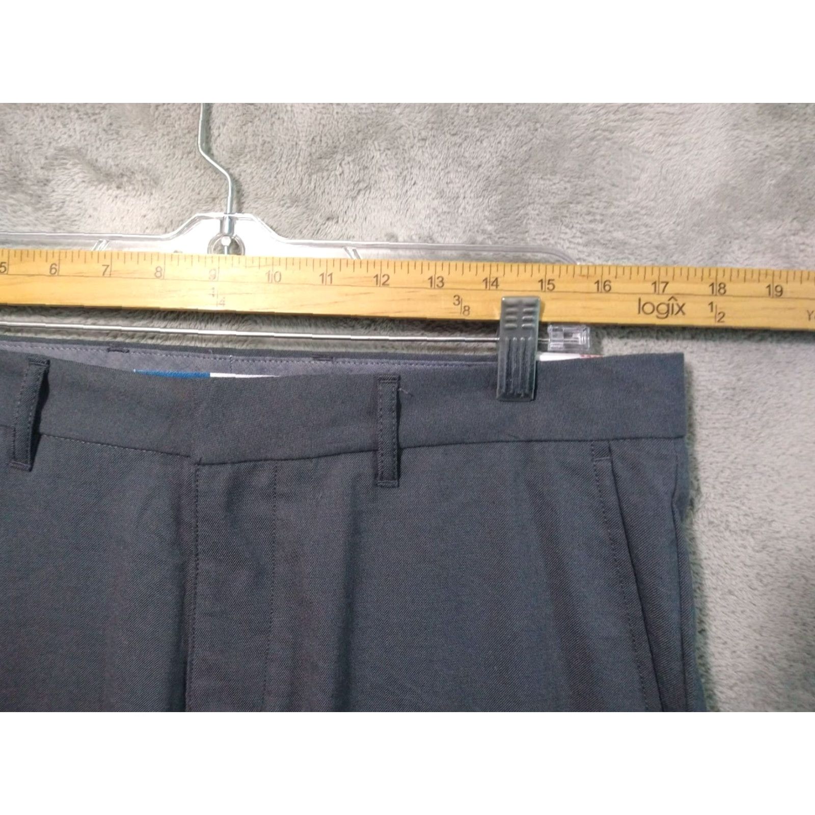 Old Navy Old Navy Pants Mens 34x34 Gray Chino Athletic Fit Mid Rise Flat Front Flex Polyester Spandex Solid Size US 34 / EU 50 - 3 Thumbnail