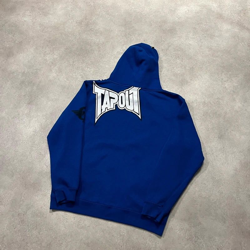 Tapout Vintage Tapout Big Logo Spellout Hoodie Rap Y2K Trendy Baggy Size US XXL / EU 58 / 5 - 7 Thumbnail