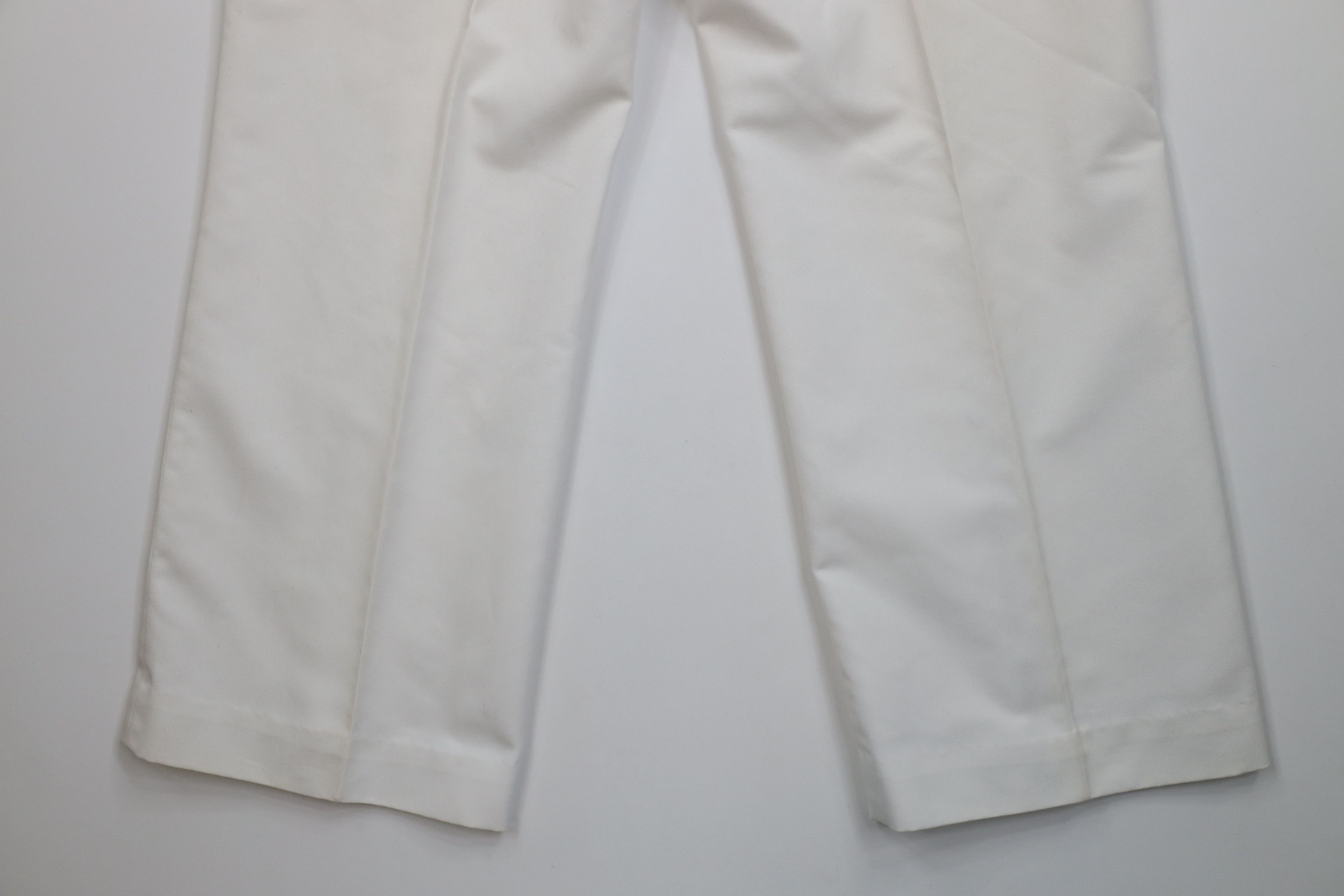 Vintage Vintage 70s Streetwear Flared Wide Leg Chino Pants White USA Size US 34 / EU 50 - 13 Thumbnail