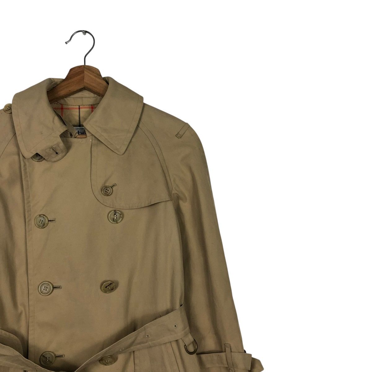Burberry 🔥VINTAGE TRENCH COAT LONG JACKET BURBERRYS NOVA CHECK Size US S / EU 44-46 / 1 - 9 Thumbnail