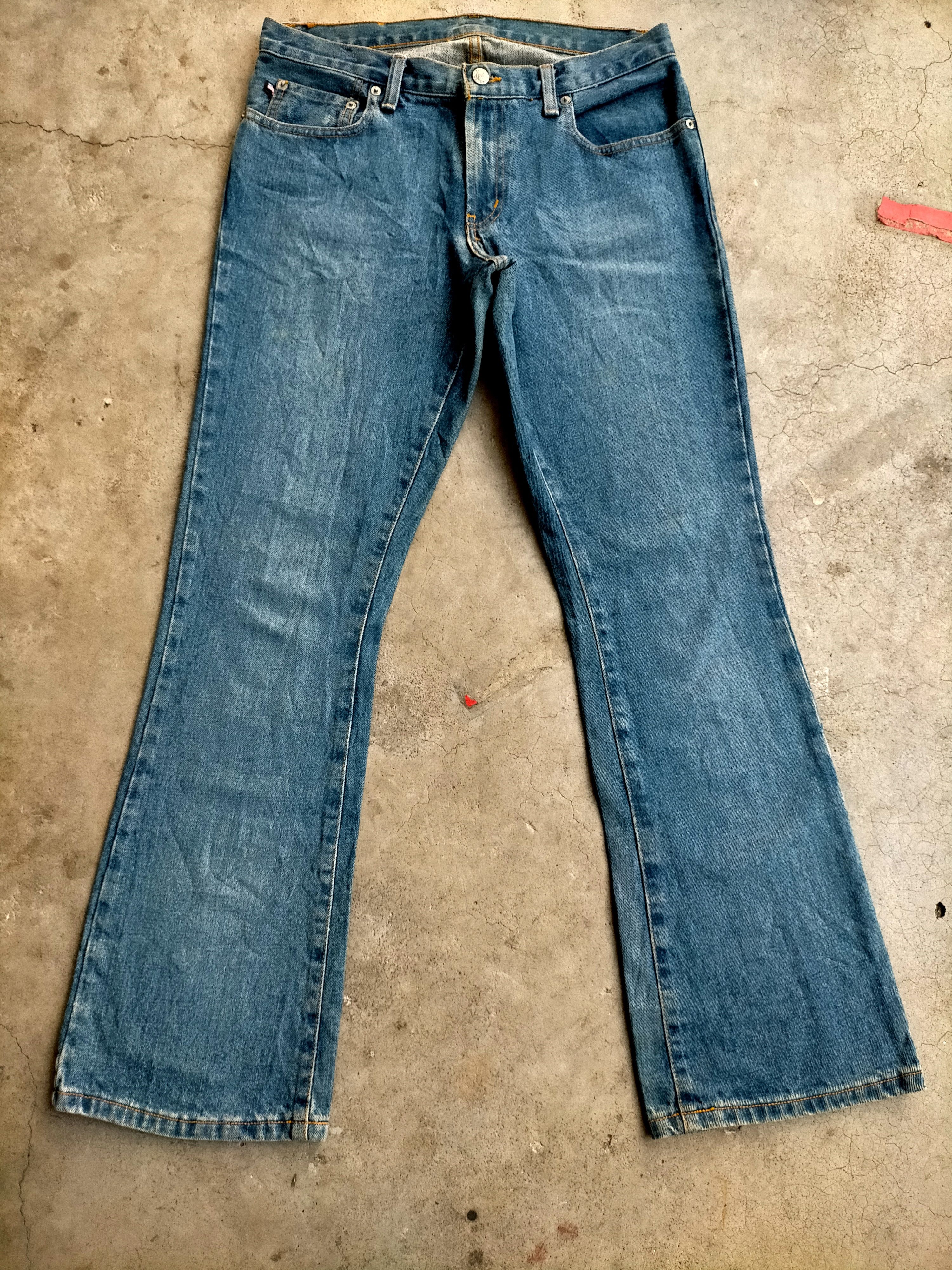 image of Flare Jeans Polo Ralph Laurent Boot Cut Denim in Blue, Men's (Size 32)