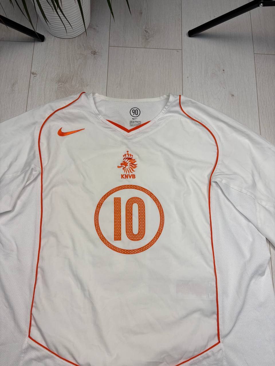 Nike Vintage 00s Nederland Nike RELOU #10 soccer jersey XXL Size US XXL / EU 58 / 5 - 2 Thumbnail