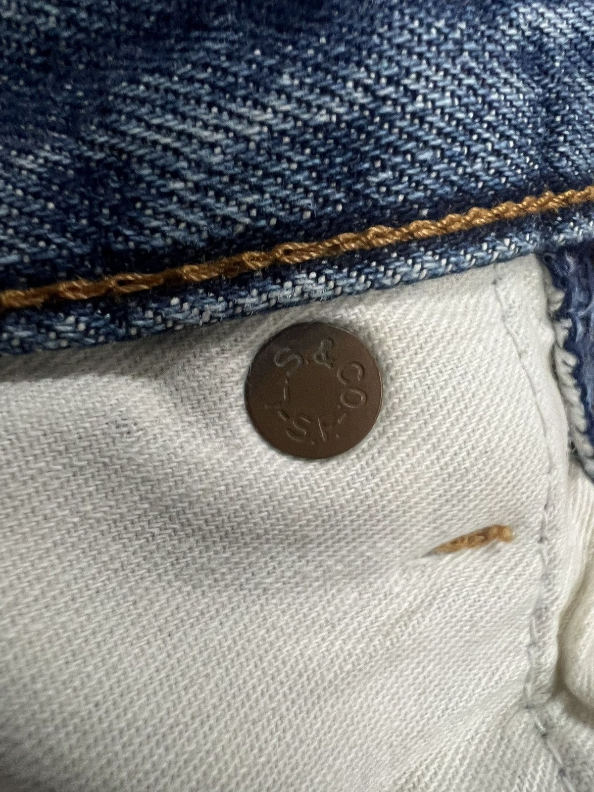 Levi's Vintage Clothing × Vintage Levis 551Z / w29 L36 - Vintage selvedge Japan Big E Size US 29 - 21 Thumbnail