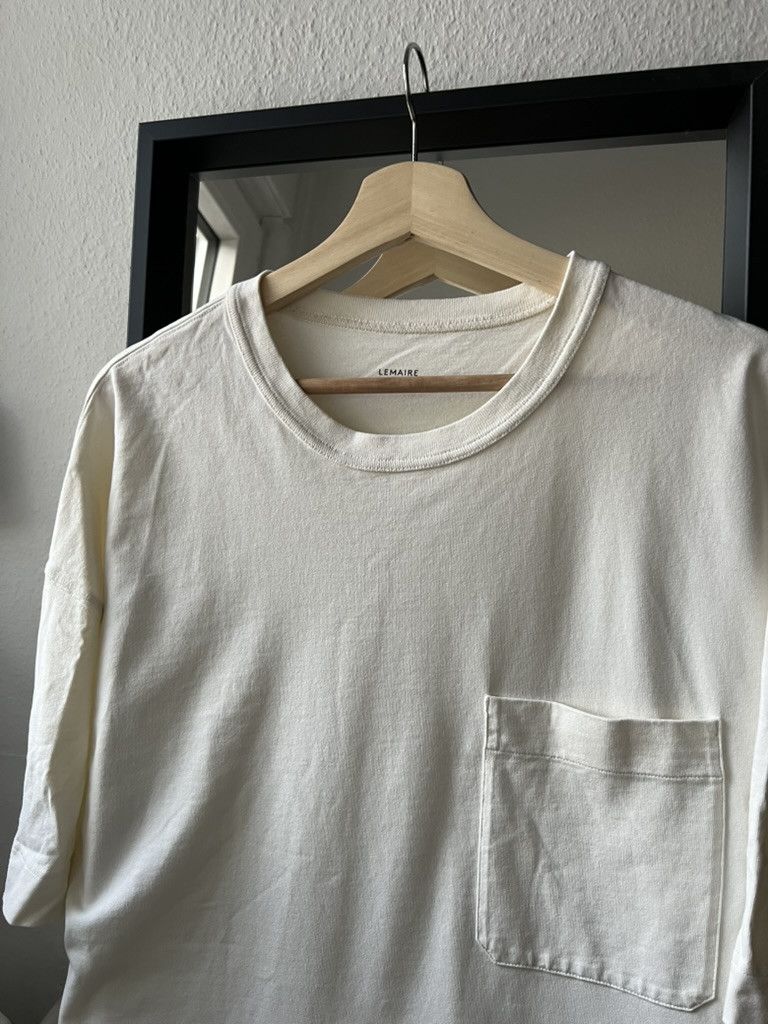 Lemaire Lemaire Short Sleeve T-Shirt 25SS - White Meringa - Size S Size US S / EU 44-46 / 1 - 3 Thumbnail