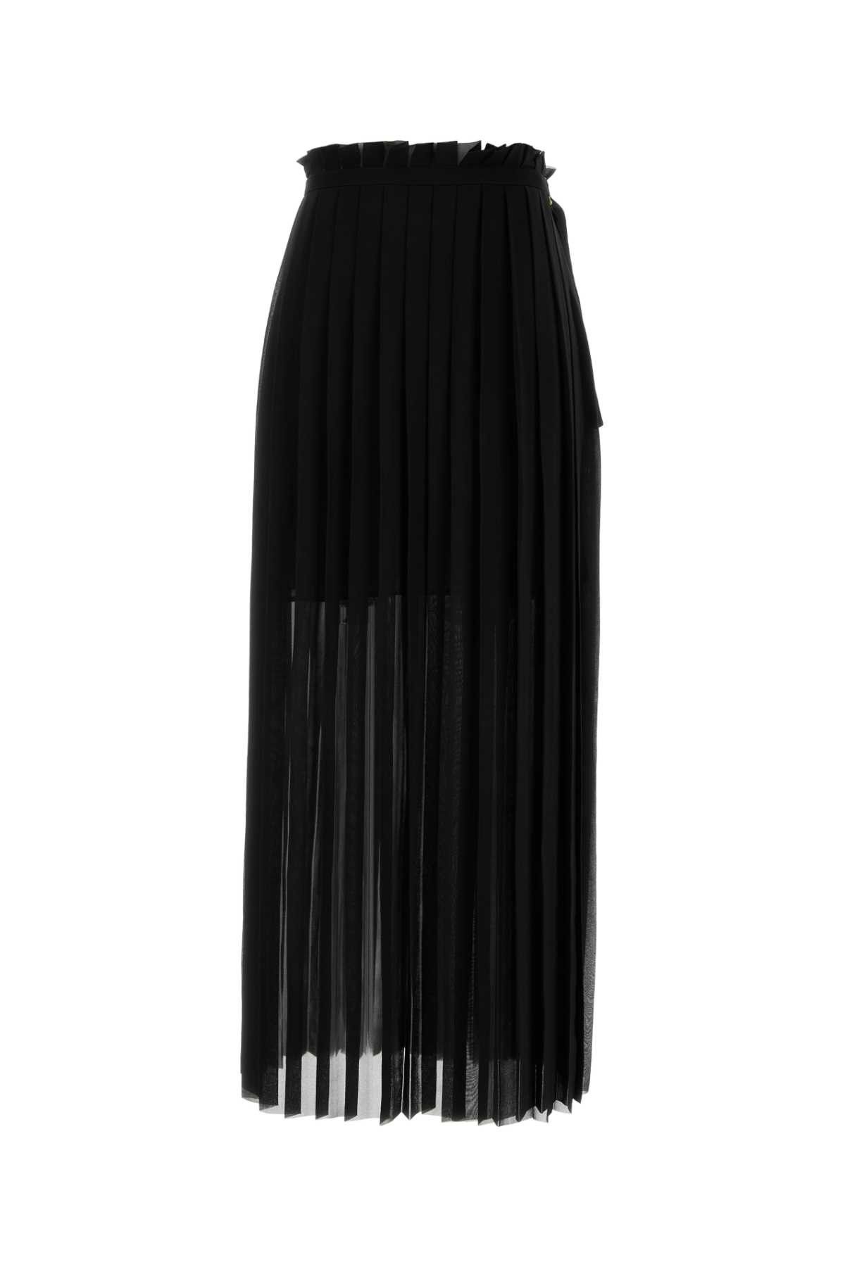AMI Black Polyester Skirt Size 28" / US 6 / IT 42 - 1 Thumbnail