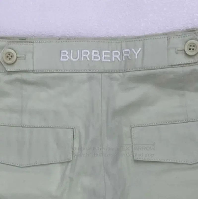 Burberry Burberry Green Cotton Women's Shorts. Size 37" - 3 Thumbnail