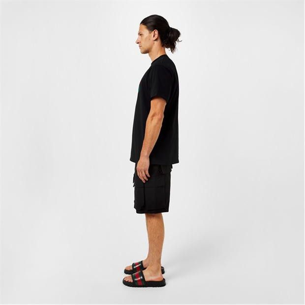 Gucci GUCCI Men'S Web Rubber Slide Sandals Size US 7 / EU 40 - 5 Thumbnail