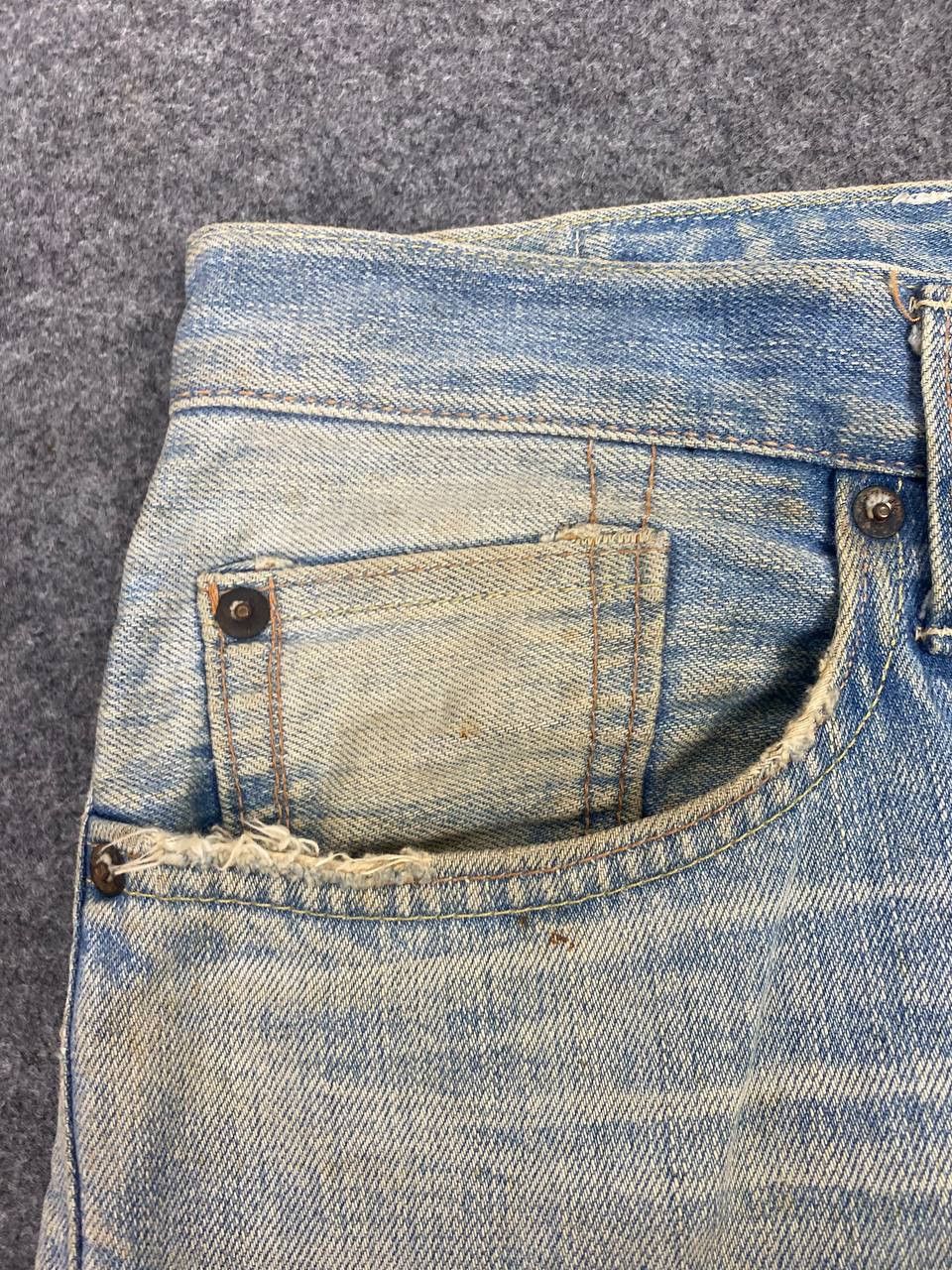 Edwin vintage edwin japan rusty distressed denim nice design Size US 36 / EU 52 - 10 Thumbnail