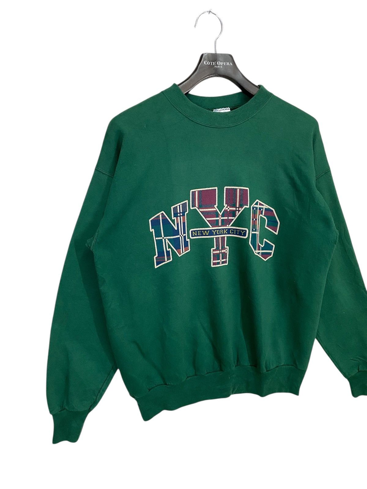 NFL × Vintage Vintage 90s new york city sweatshirt crewneck pullover Size US L / EU 52-54 / 3 - 3 Thumbnail