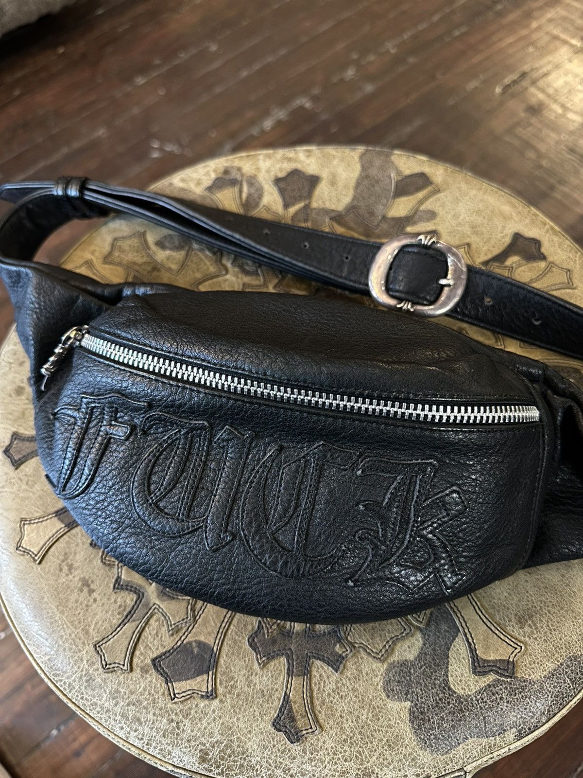 Chrome Hearts CHROME HEARTS FUCK PATCH SNAT SIDE BAG Size ONE SIZE - 1 Thumbnail