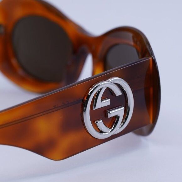 Gucci 🕶️ New Gucci GG1696S 002 Havana Sunglasses Size ONE SIZE - 9 Thumbnail