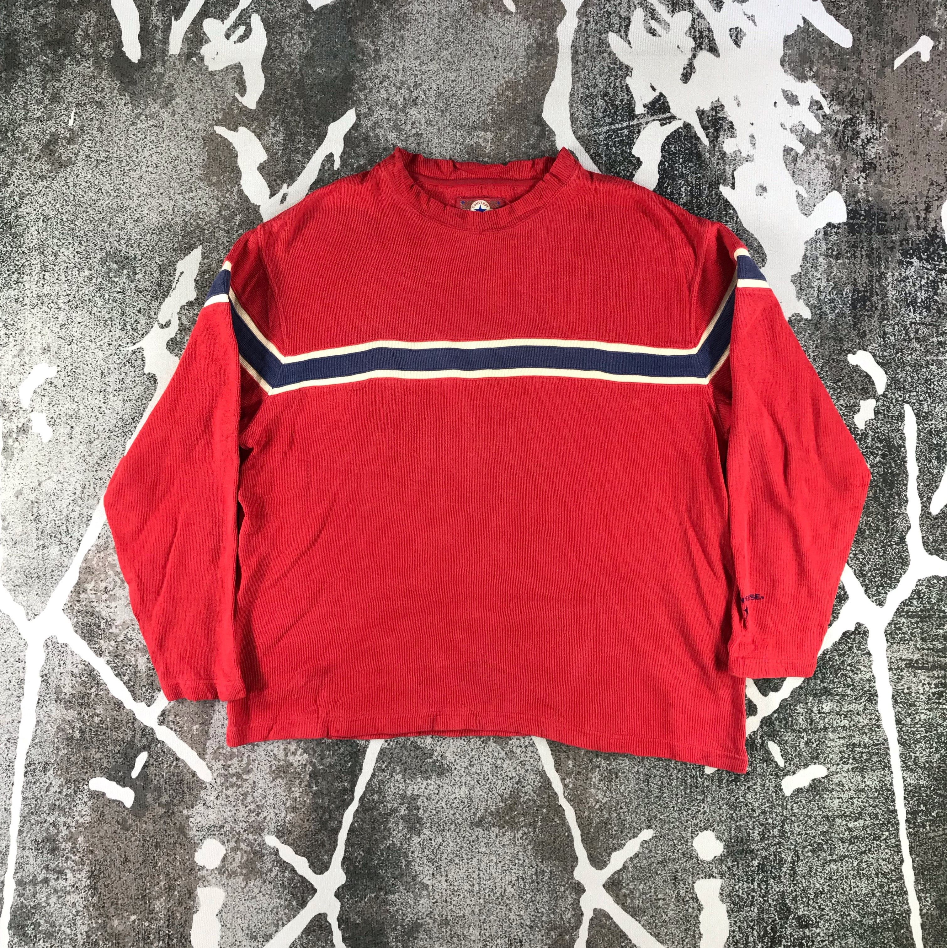 Converse Vintage Converse All Star Jumper Sweatshirt F212 Size US L / EU 52-54 / 3 - 1 Thumbnail