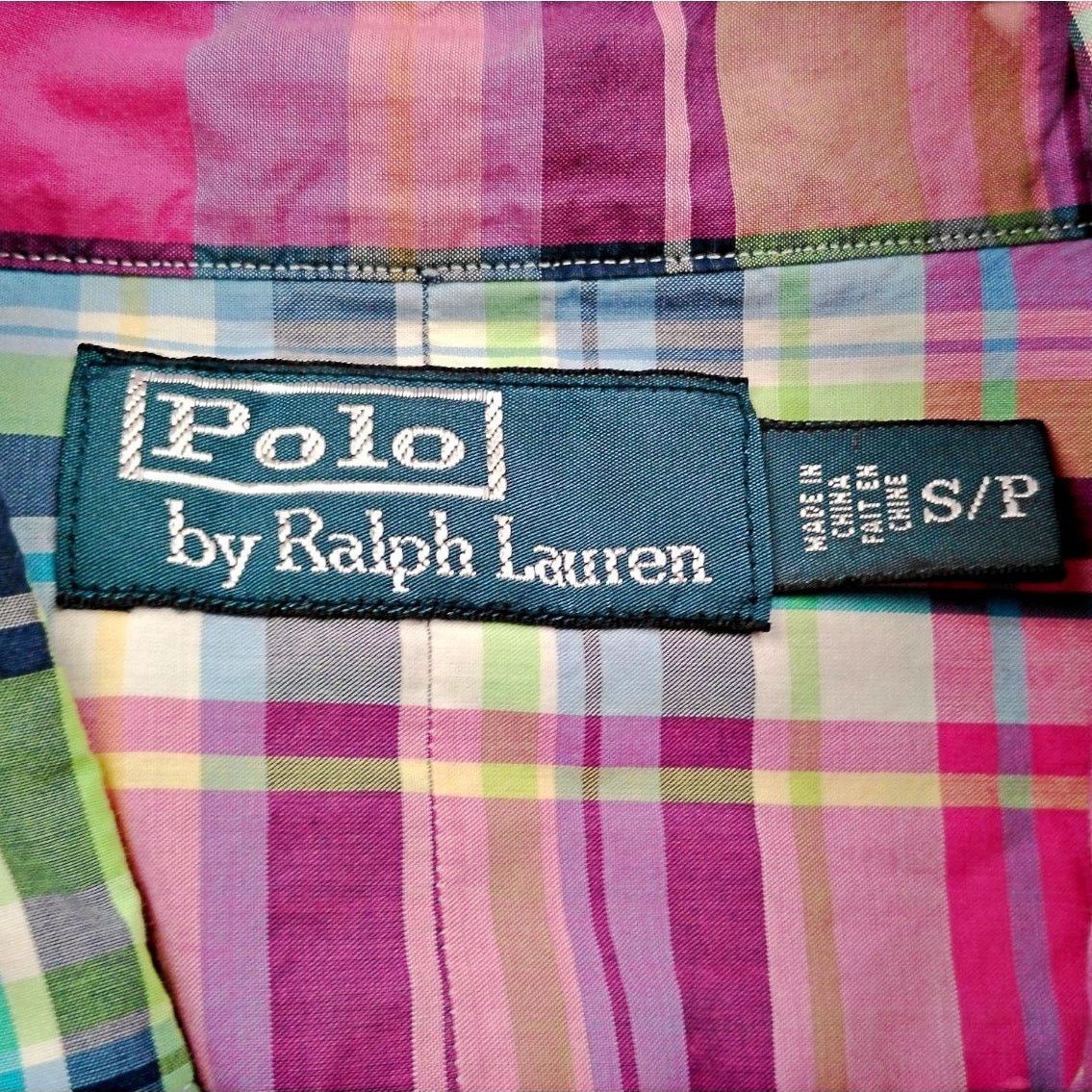 Polo Ralph Lauren Polo Ralph Lauren Military Pink Plaid L/S Button Down Shirt Size US S / EU 44-46 / 1 - 4 Thumbnail