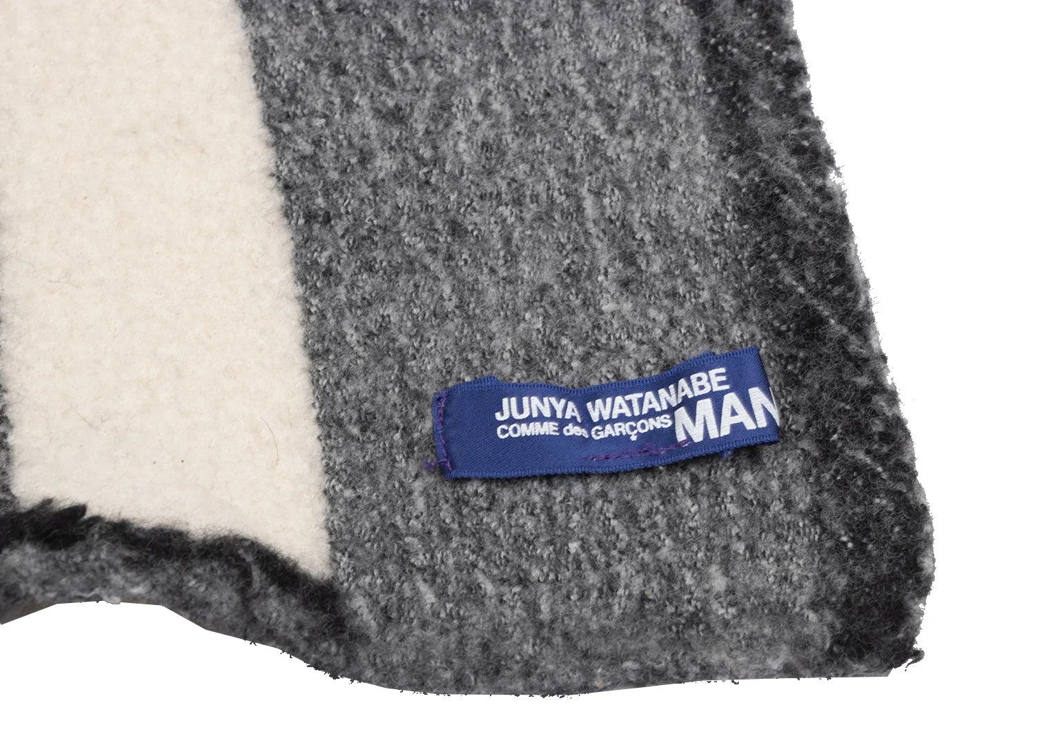 Junya Watanabe Graphic Stole in Black and Off-White Size ONE SIZE - 5 Thumbnail