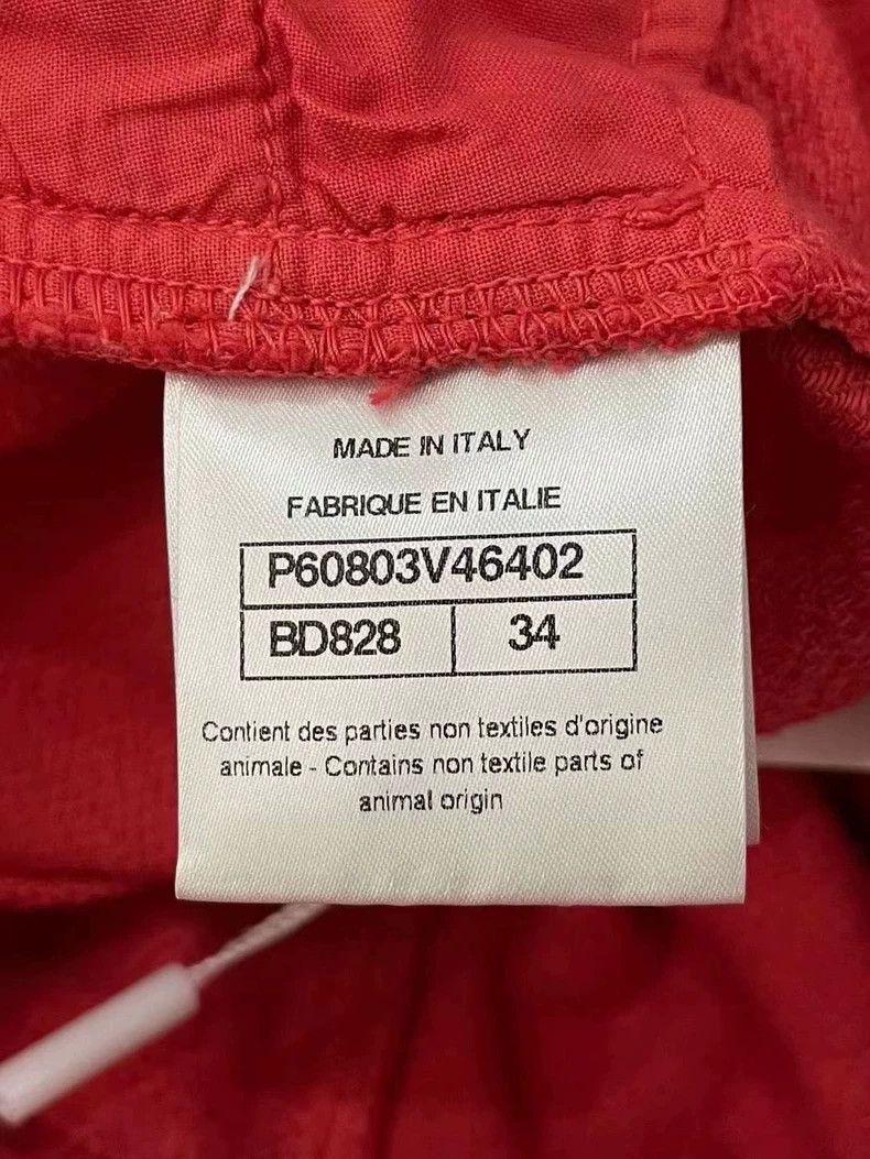 Chanel Chanel Orange-red old denim shorts Size 42" / US 20 - 6 Thumbnail