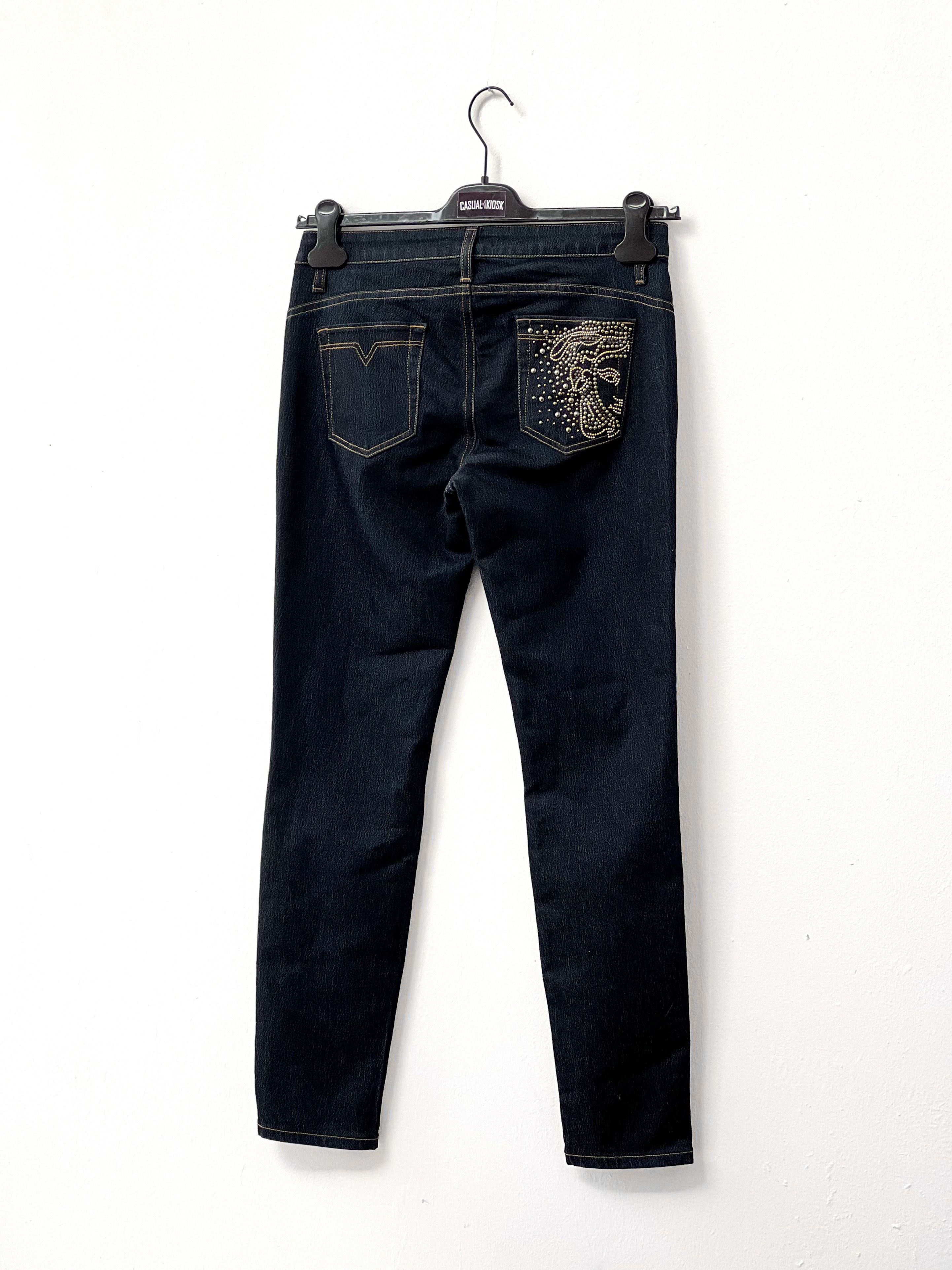 Versace × Versace Jeans Couture Versace Collection wmns stretch pants Size 27" / US 4 / IT 40 - 1 Thumbnail
