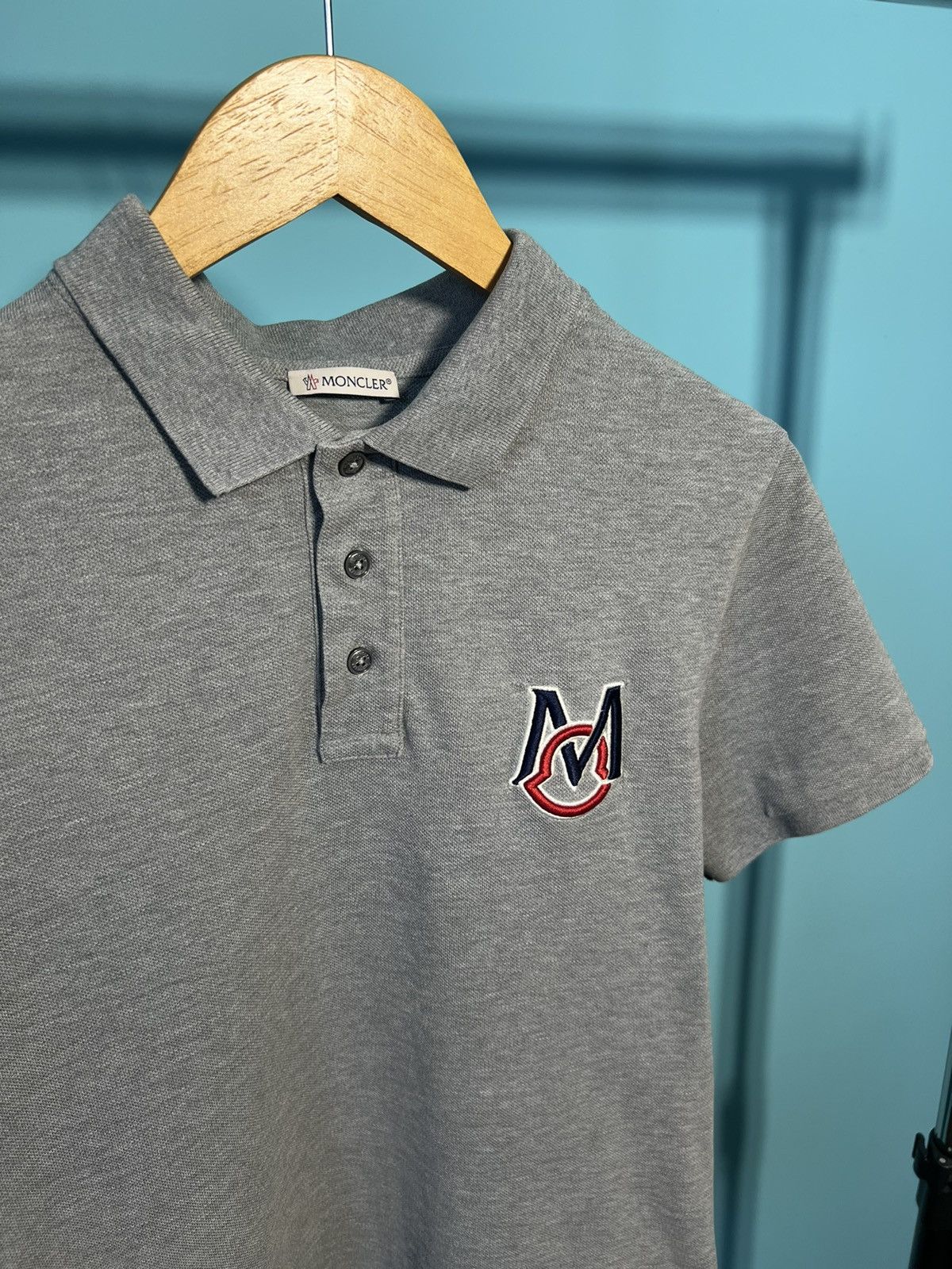 Moncler Moncler Polo Rare Logo Manica Corta Size US M / EU 48-50 / 2 - 1 Thumbnail