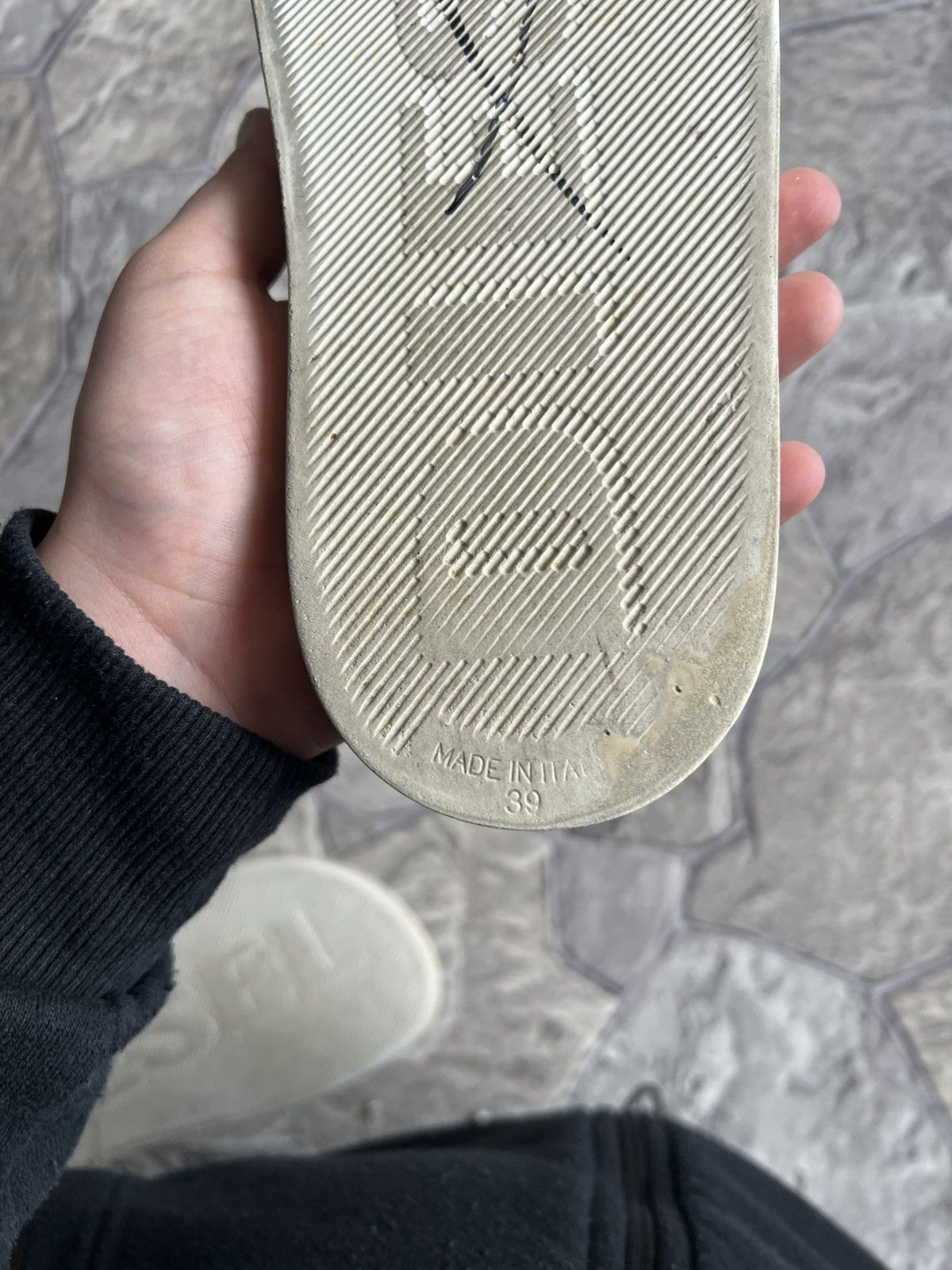 Diesel Diesel by Glen Martens SS24 SA-SLIDE D-Oval Denim Sliders Size US 6 / EU 39 - 7 Thumbnail