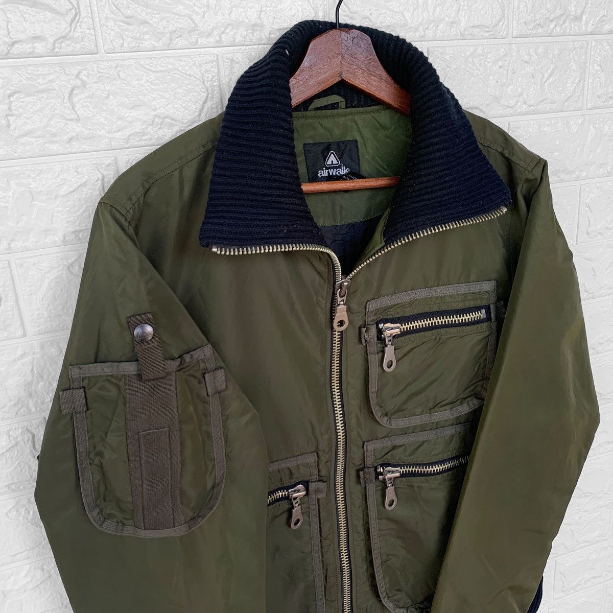 Airwalk Airwalk Thinsulate Utility MultiPocket Zipper Nylon Jacket Size US M / EU 48-50 / 2 - 9 Thumbnail